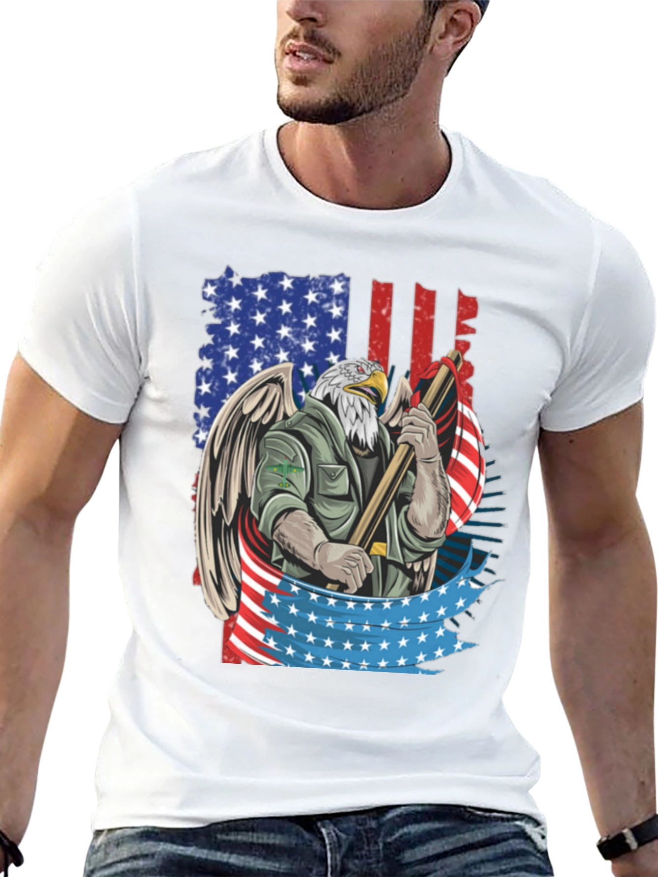 American Eagle Patriotic T-Shirt