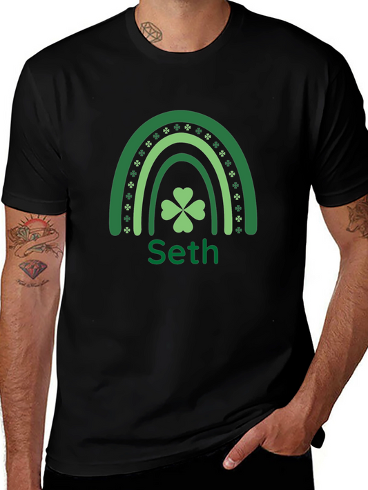 Seths St. Patricks Day Lucky Rainbow T-Shirt