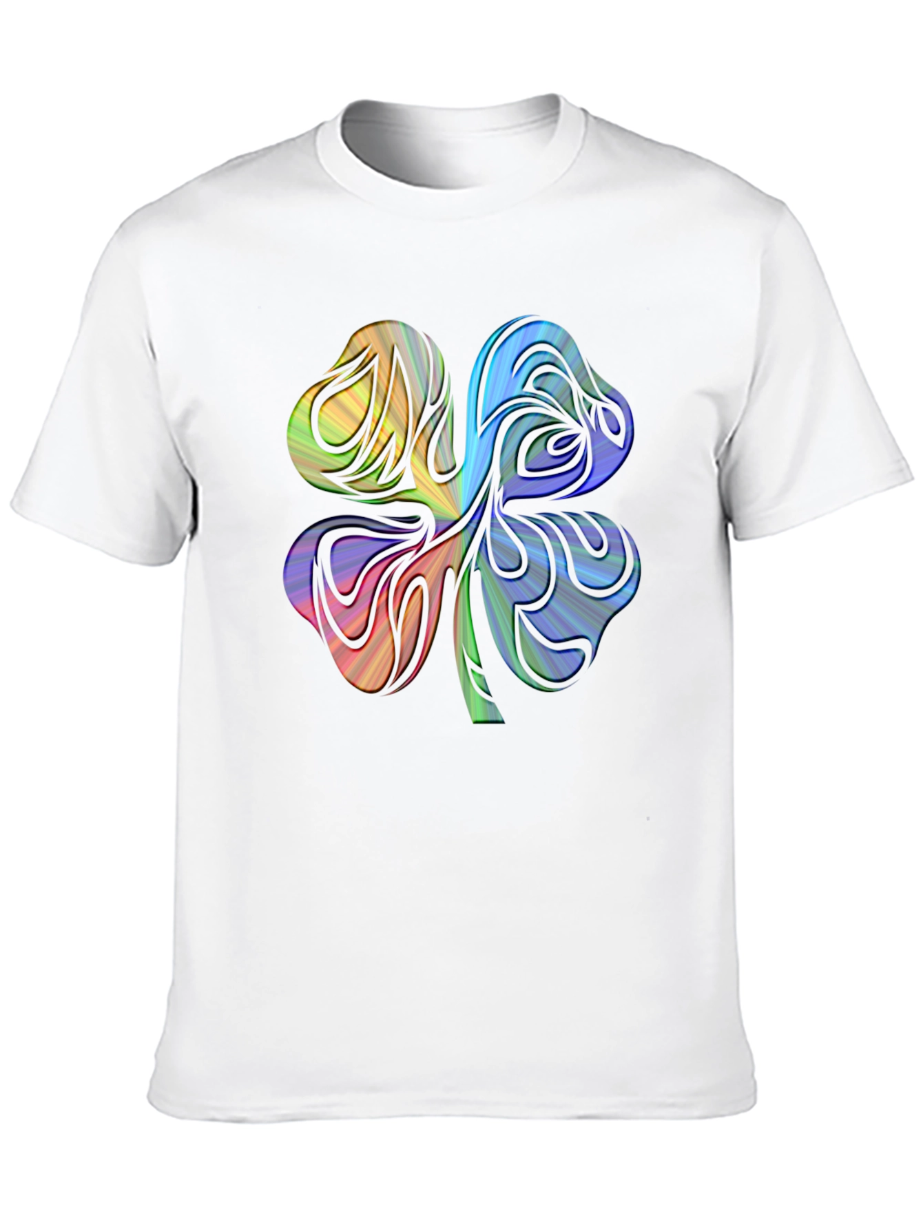 Rainbow Shamrock Graphic Tee - Unisex