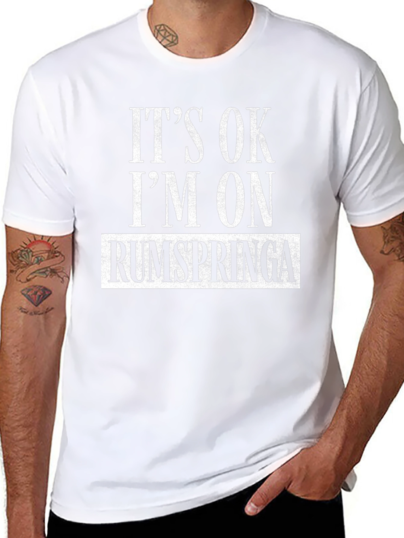Its OK Im on Rumspringa T-Shirt - Novelty Tee