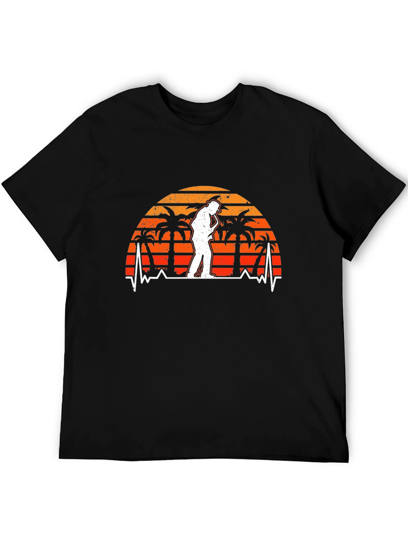 Saxophone Sunset Rhythm T-Shirt - Cool Musician Tee