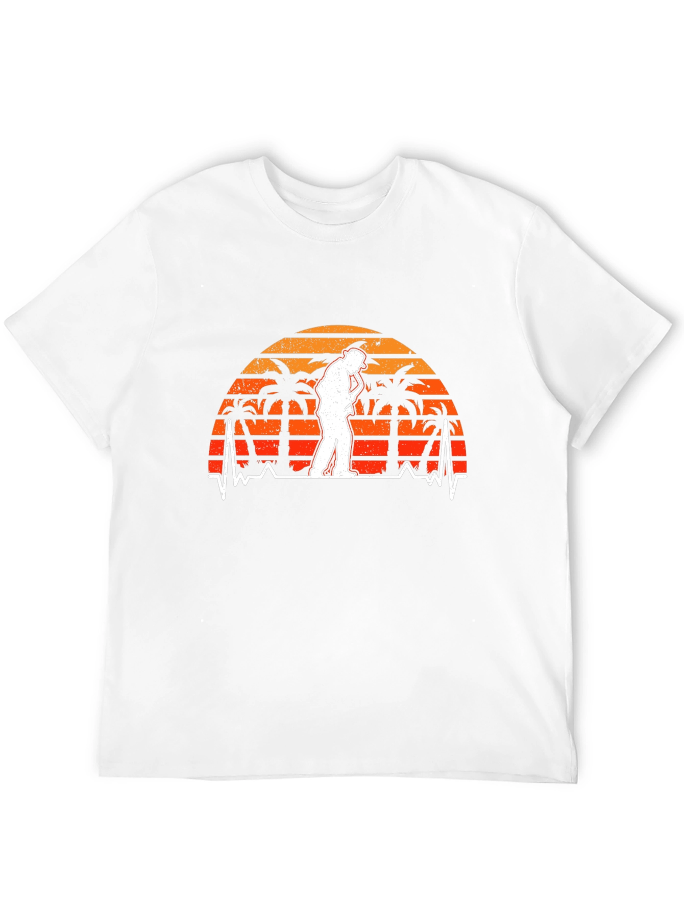 Saxophone Sunset Rhythm T-Shirt - Cool Musician Tee