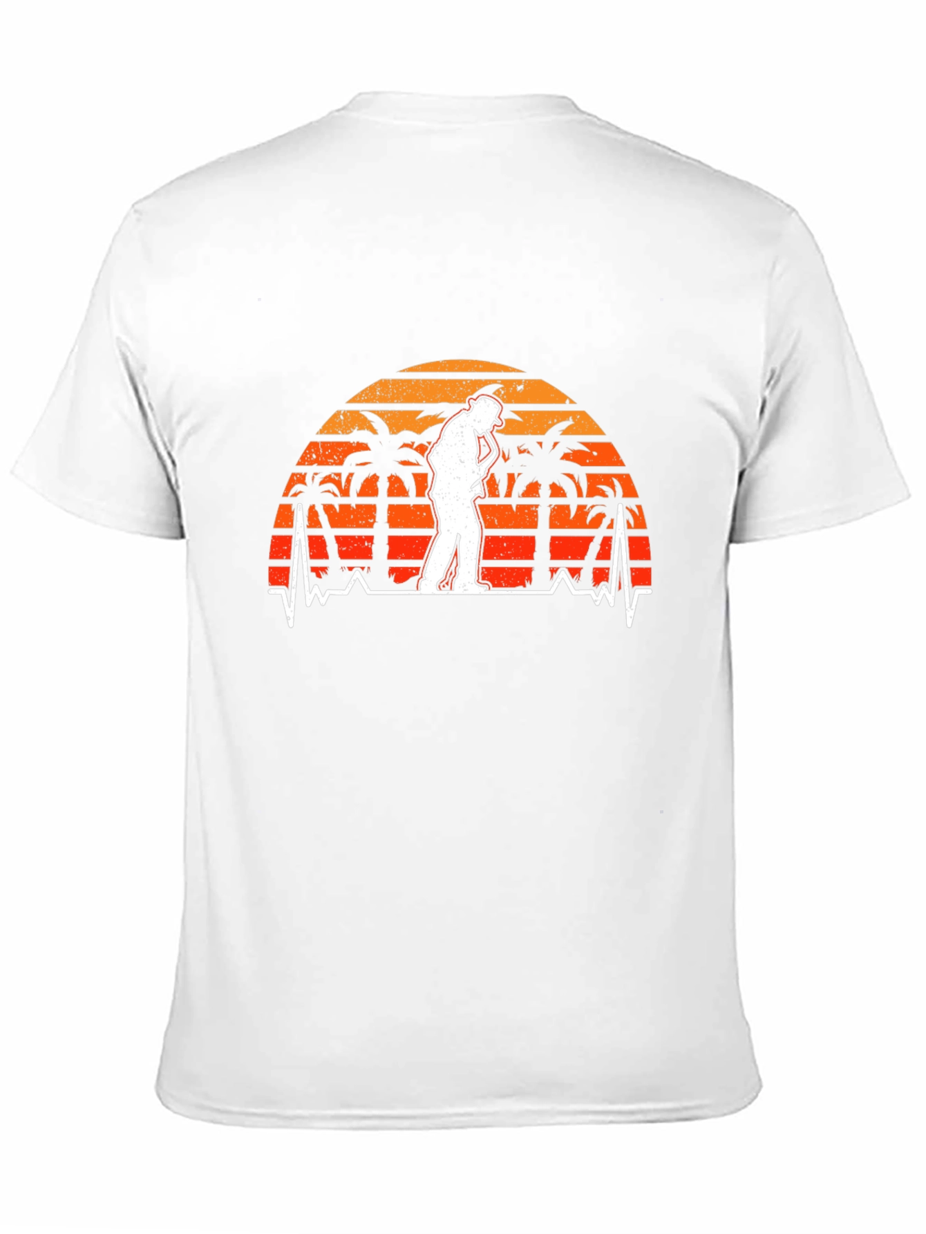 Saxophone Sunset Rhythm T-Shirt - Cool Musician Tee