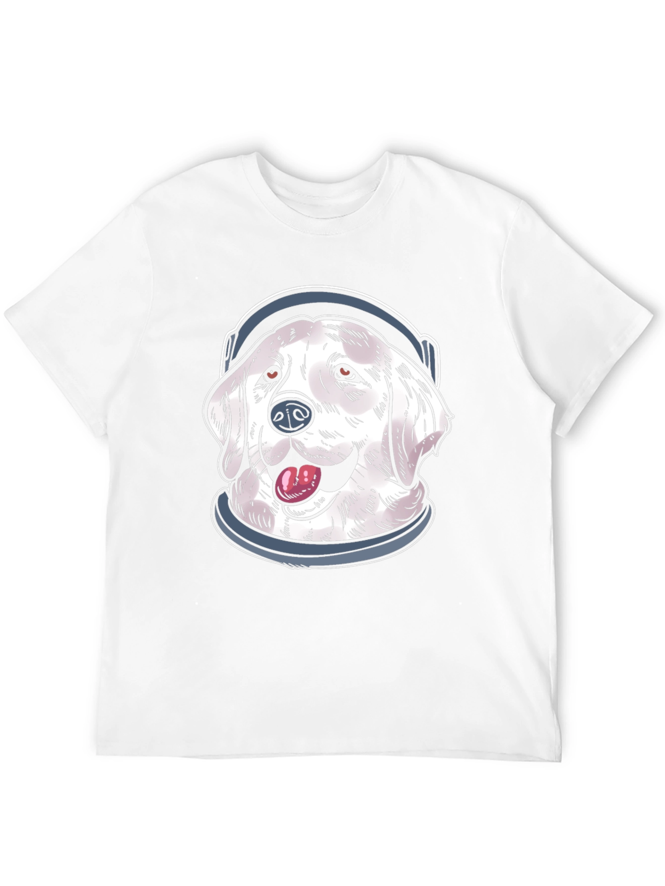 Dog Astronaut Graphic Tee - Space Pup T-Shirt