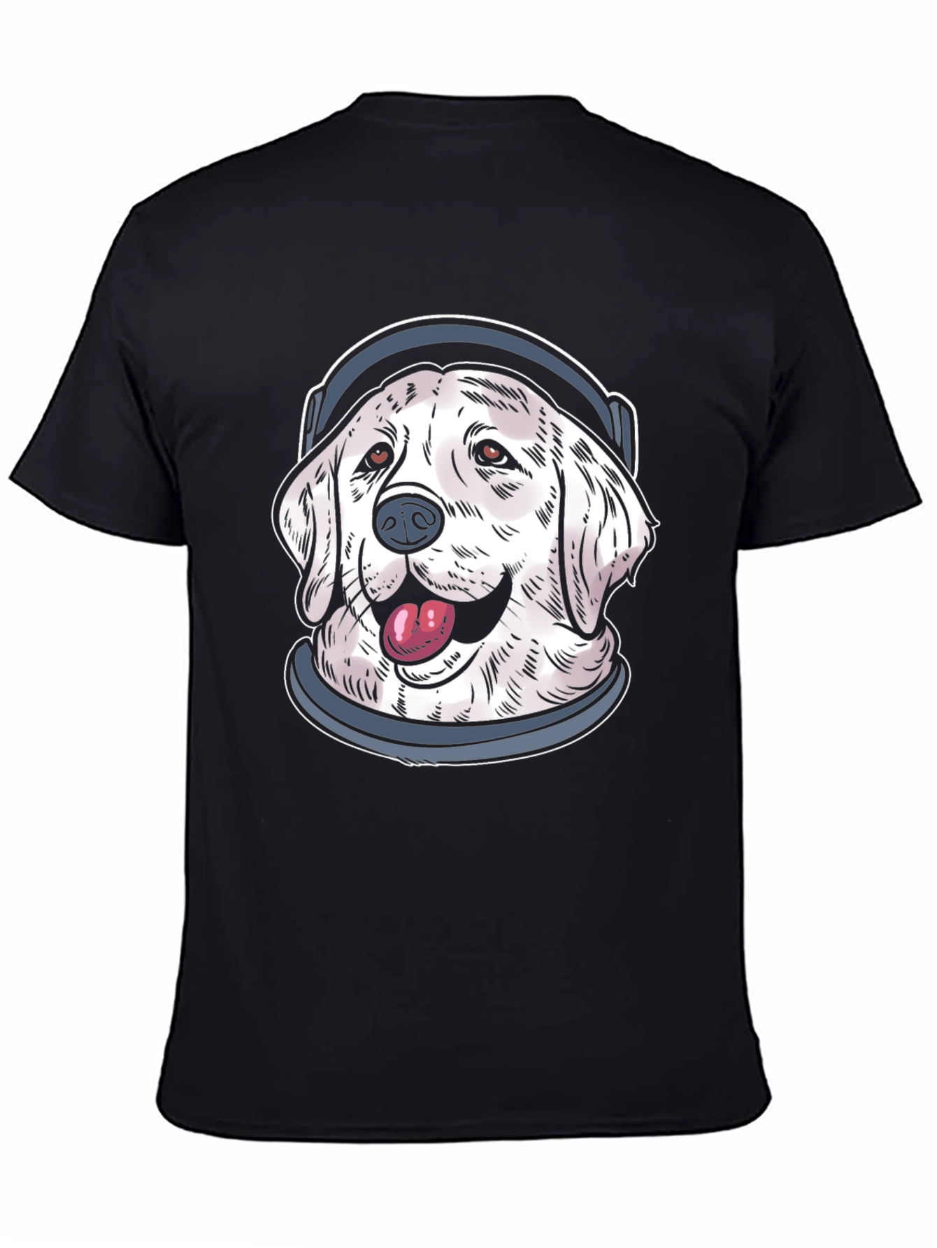 Dog Astronaut Graphic Tee - Space Pup T-Shirt