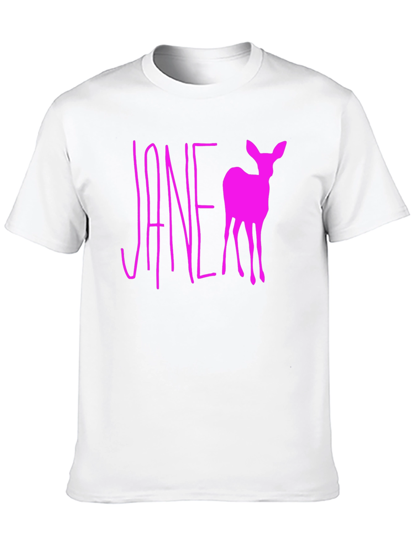 Jane Deer Graphic Tee - Stylish Black T-Shirt