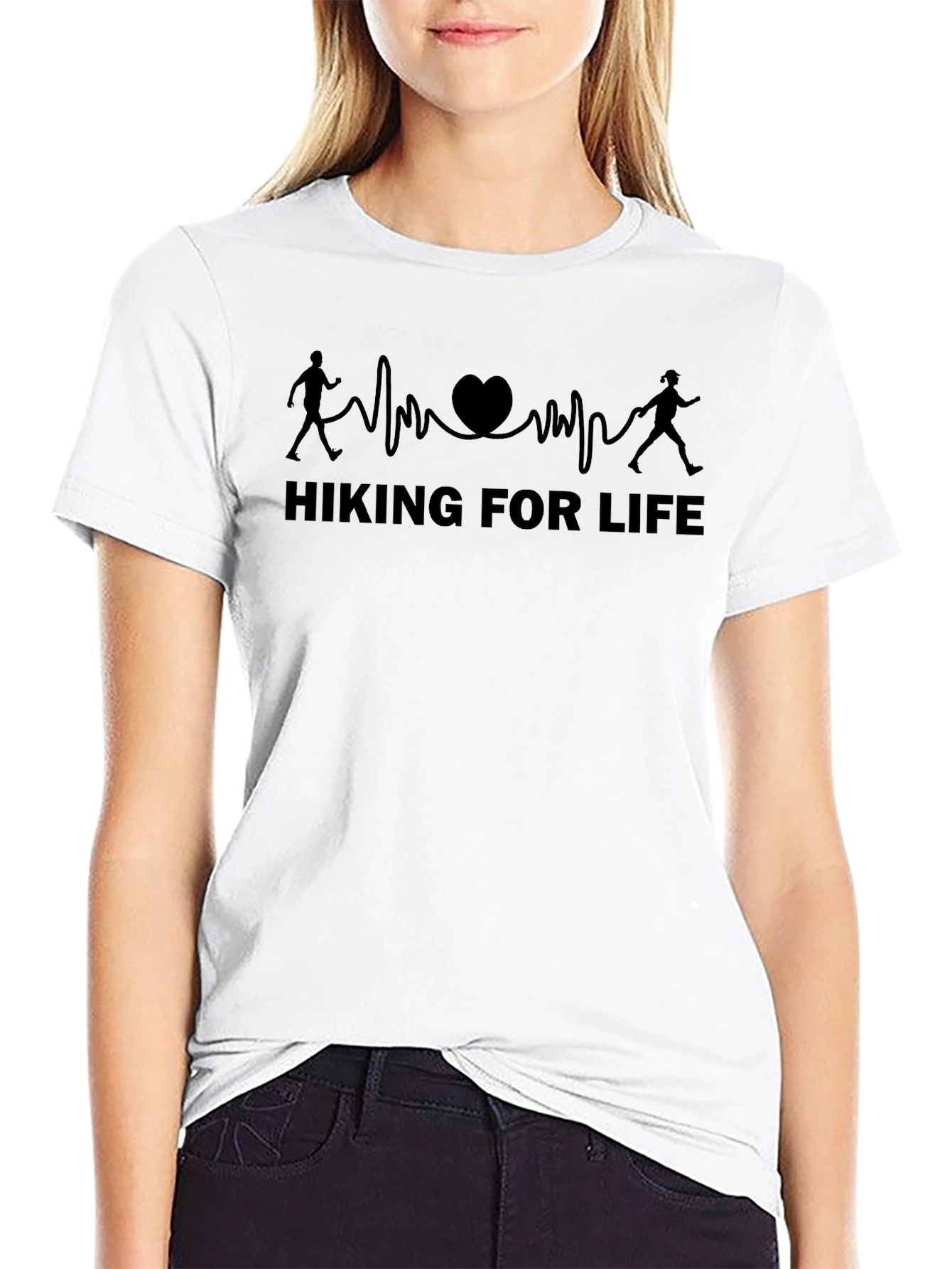 Hiking for Life Graphic T-Shirt