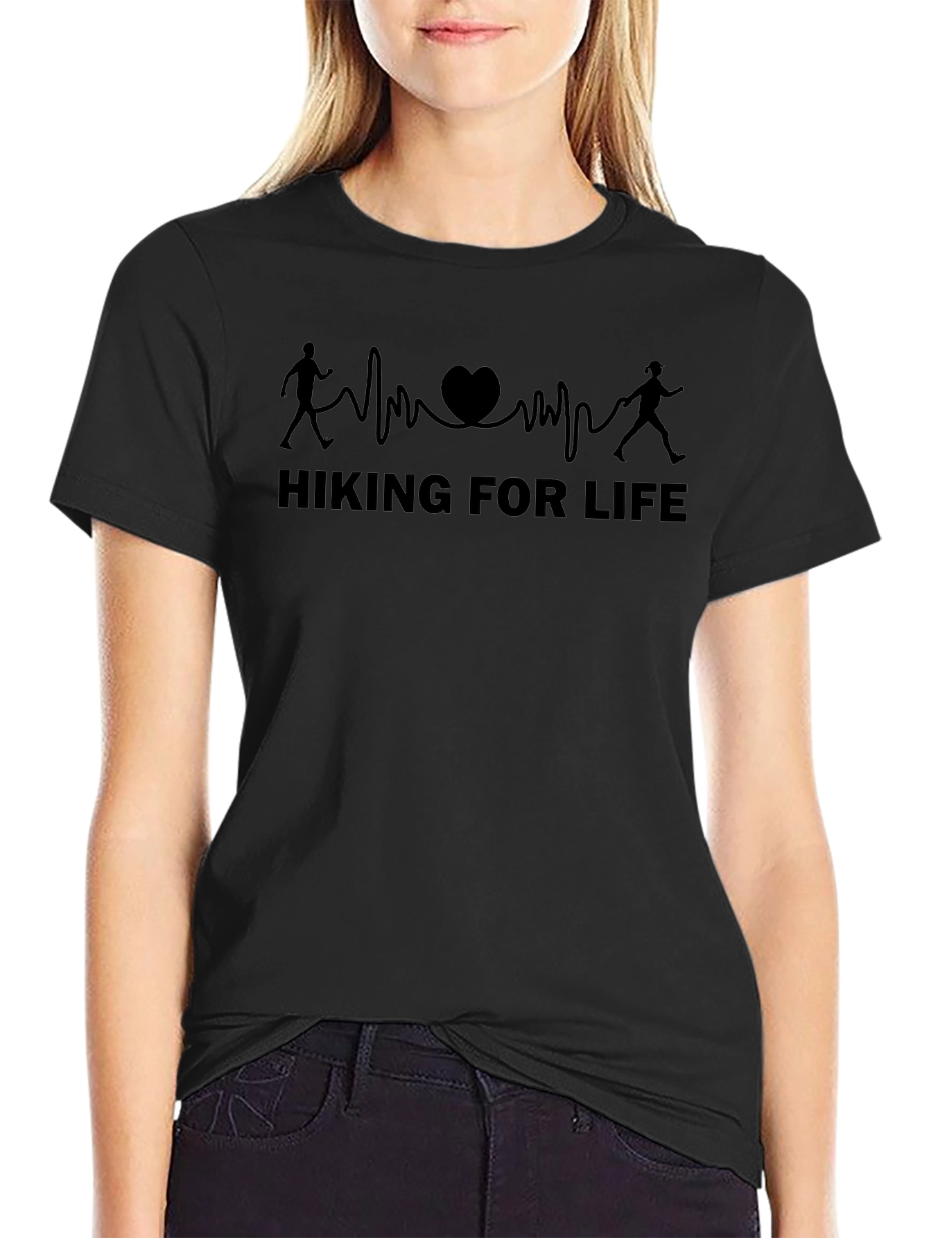 Hiking for Life Graphic T-Shirt