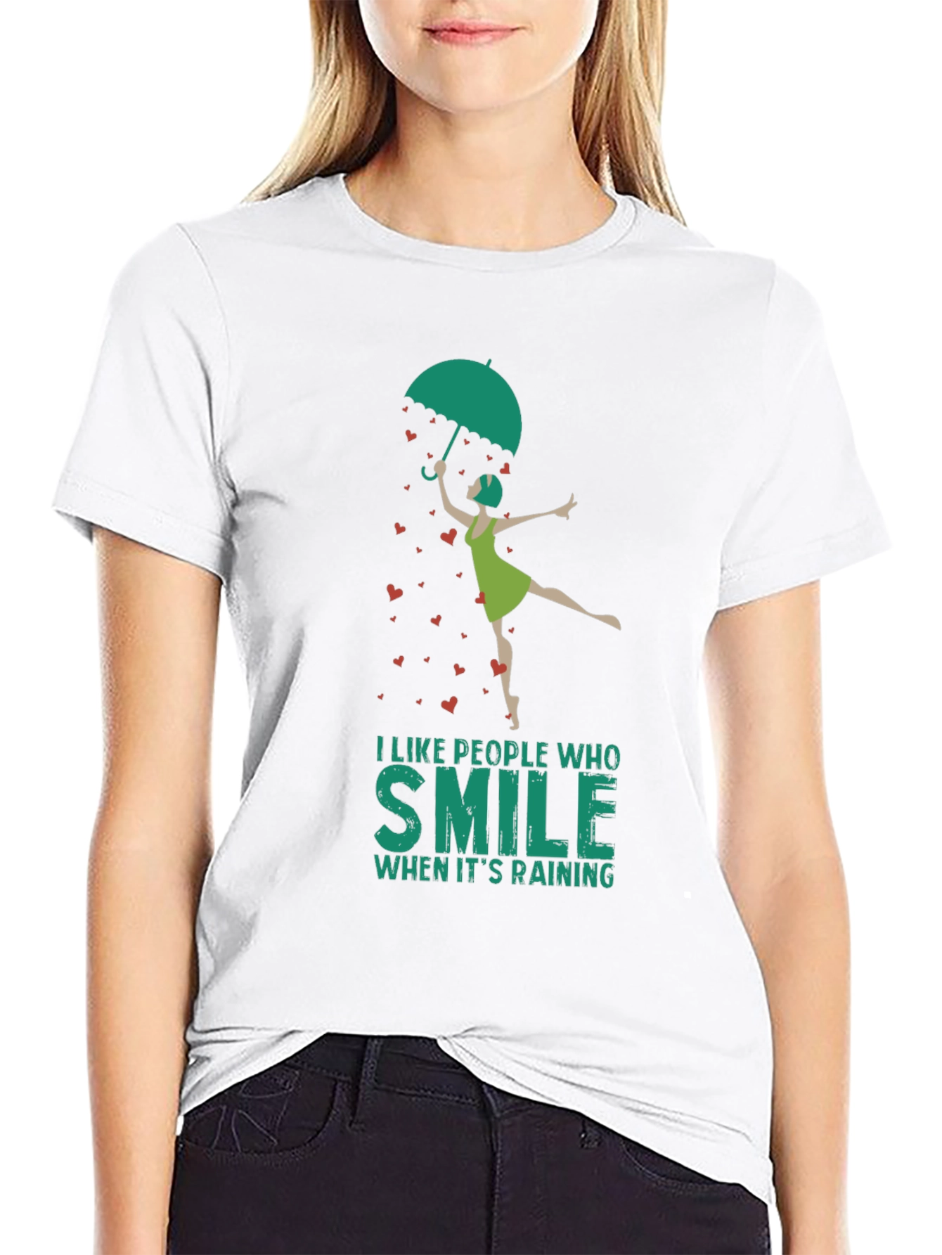 Smile in the Rain Graphic T-Shirt