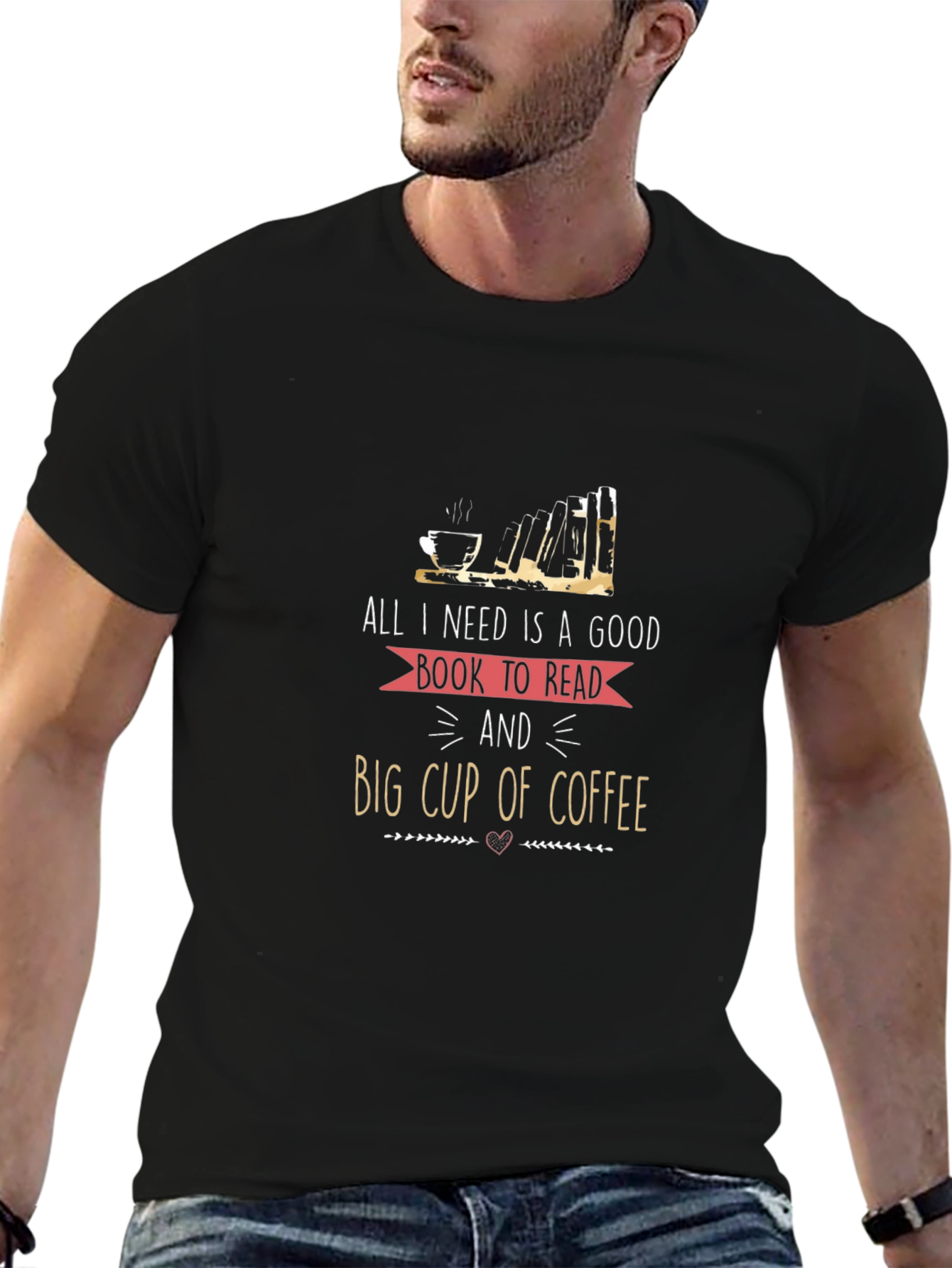 Book Lovers Coffee T-Shirt