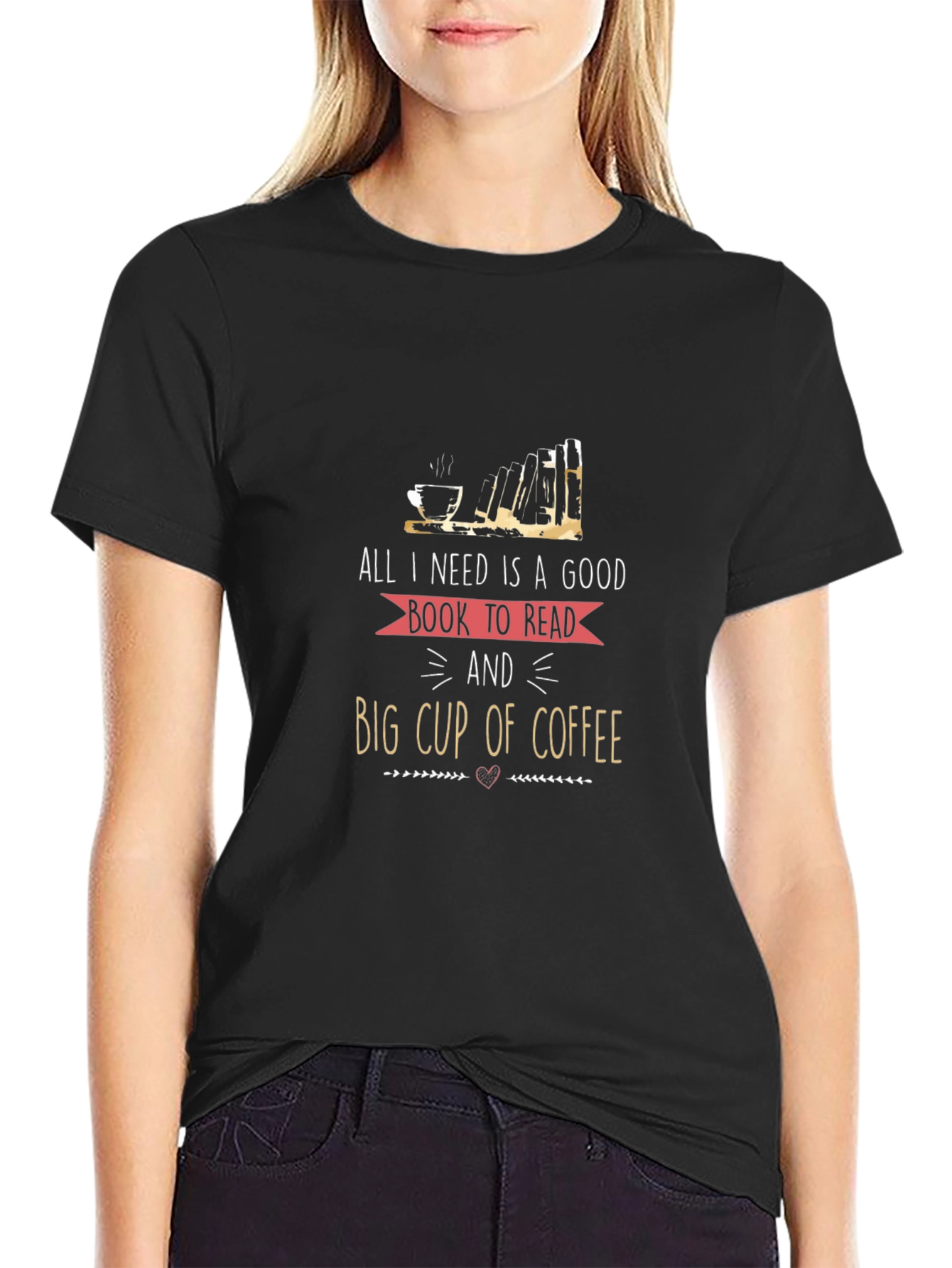 Book Lovers Coffee T-Shirt