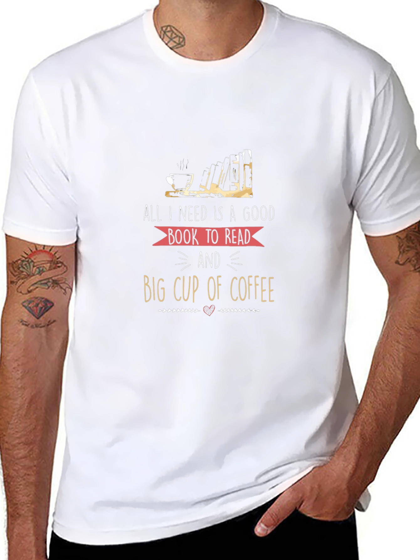 Book Lovers Coffee T-Shirt