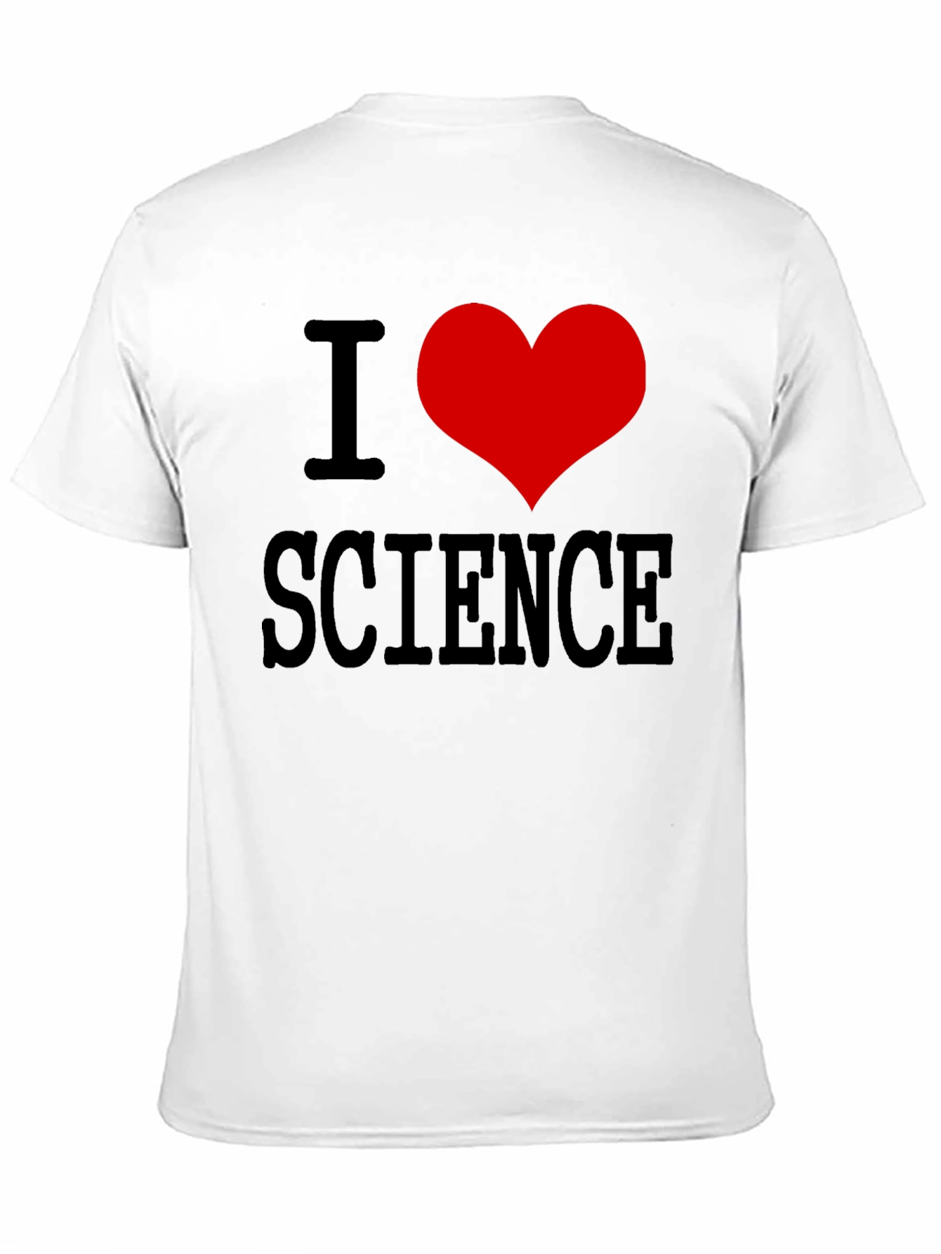 I Heart Science Black T-Shirt