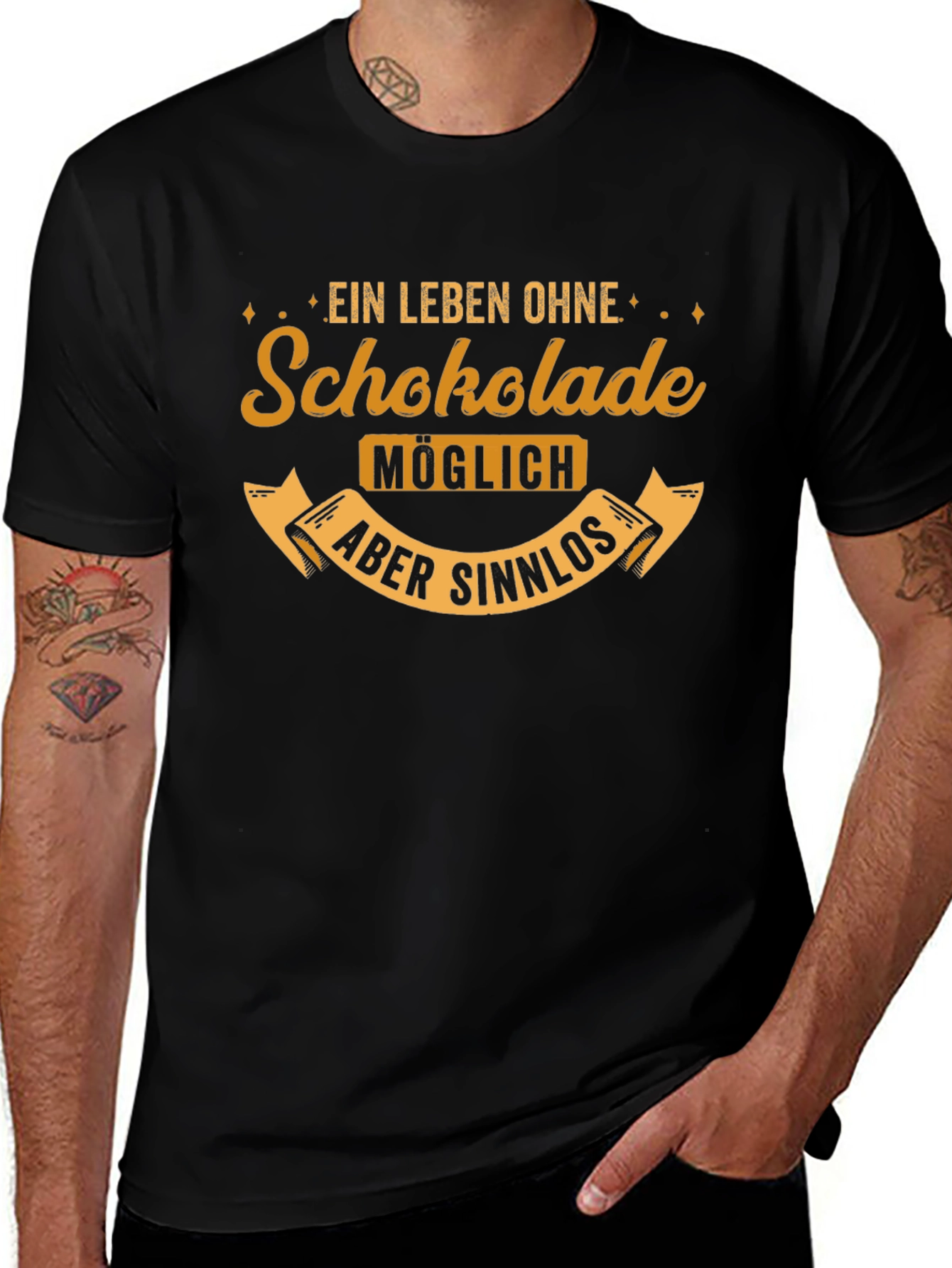 Chocolate Lover T-Shirt - Ein Leben Ohne Schokolade