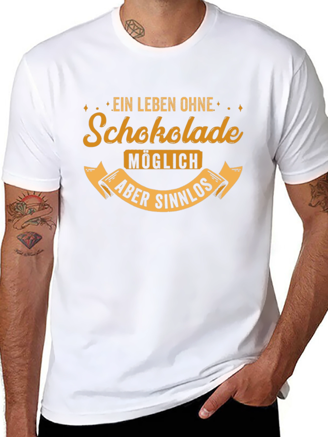 Chocolate Lover T-Shirt - Ein Leben Ohne Schokolade