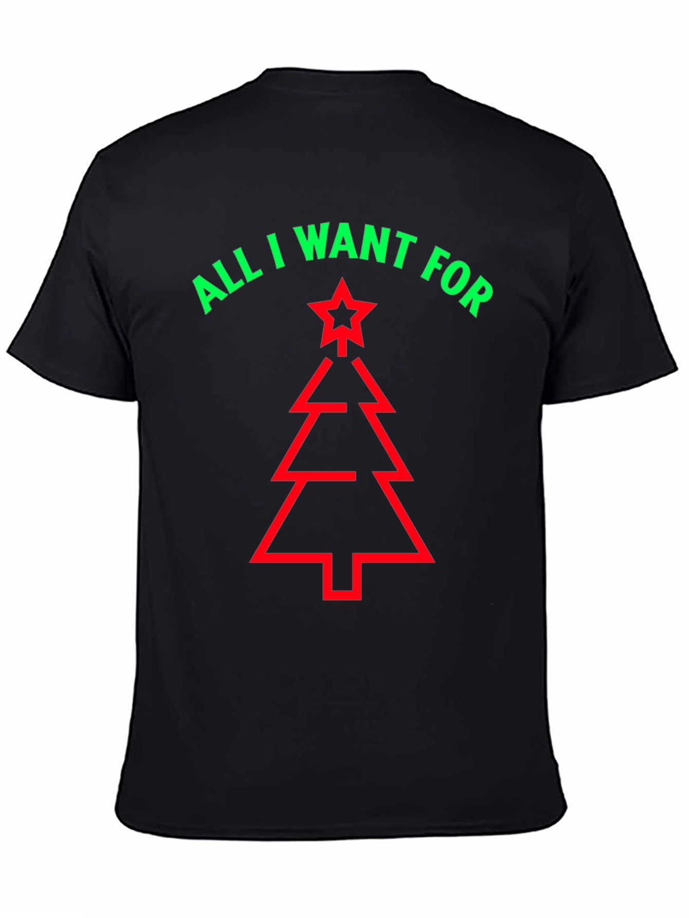 Festive Christmas Tree Graphic Tee - Holiday Fun!