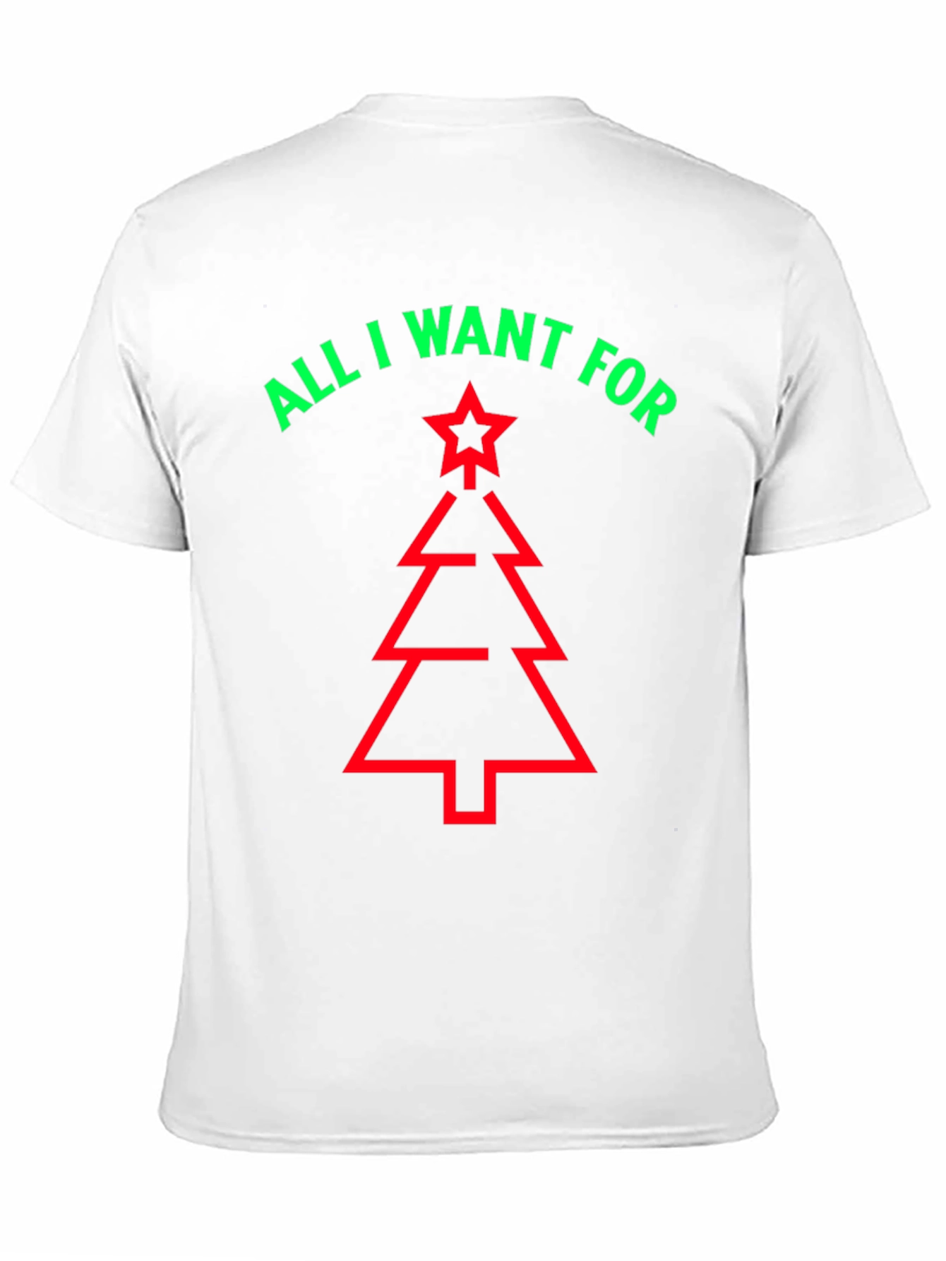 Festive Christmas Tree Graphic Tee - Holiday Fun!