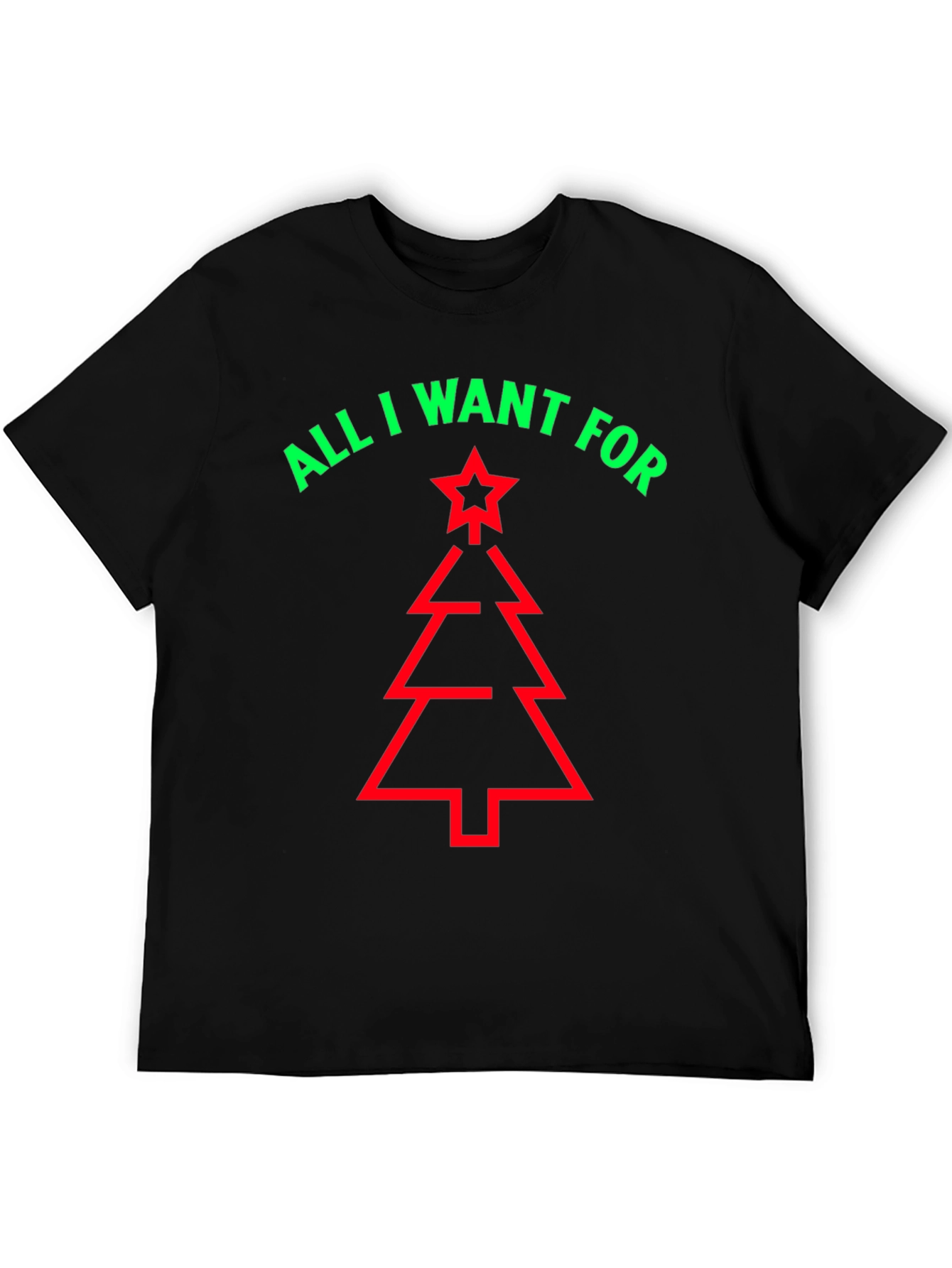 Festive Christmas Tree Graphic Tee - Holiday Fun!