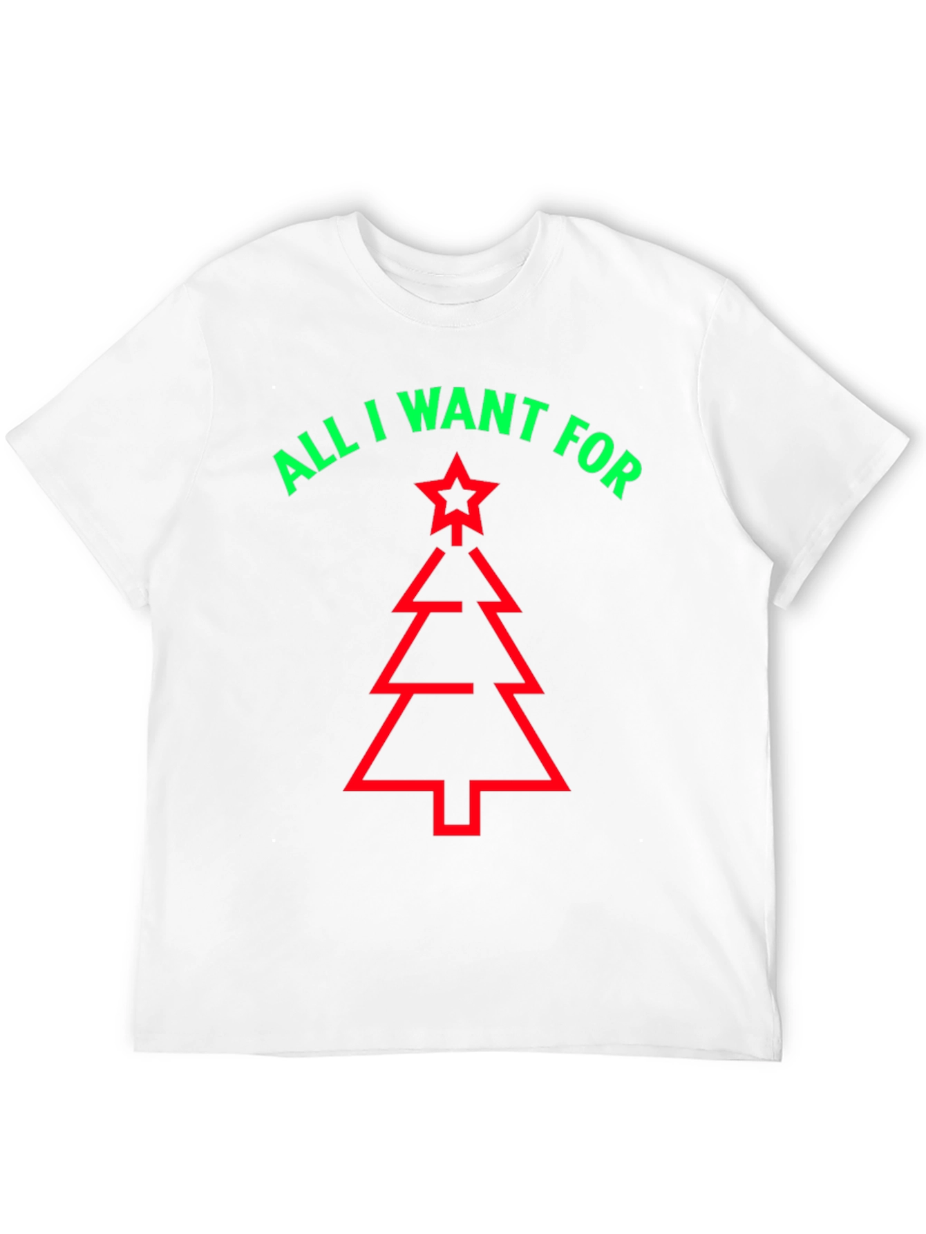 Festive Christmas Tree Graphic Tee - Holiday Fun!
