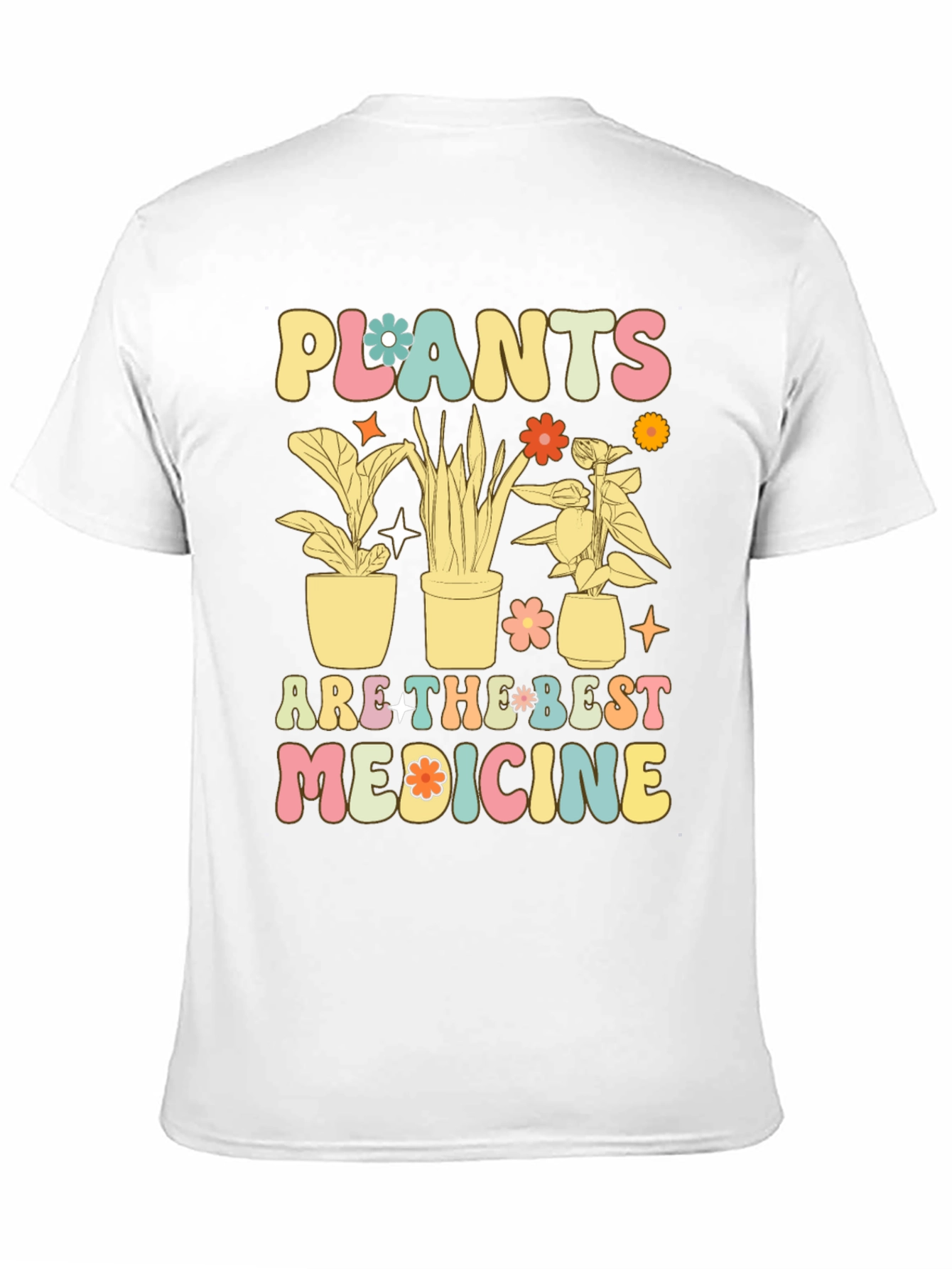 Plants are the Best Medicine Graphic T-Shirt