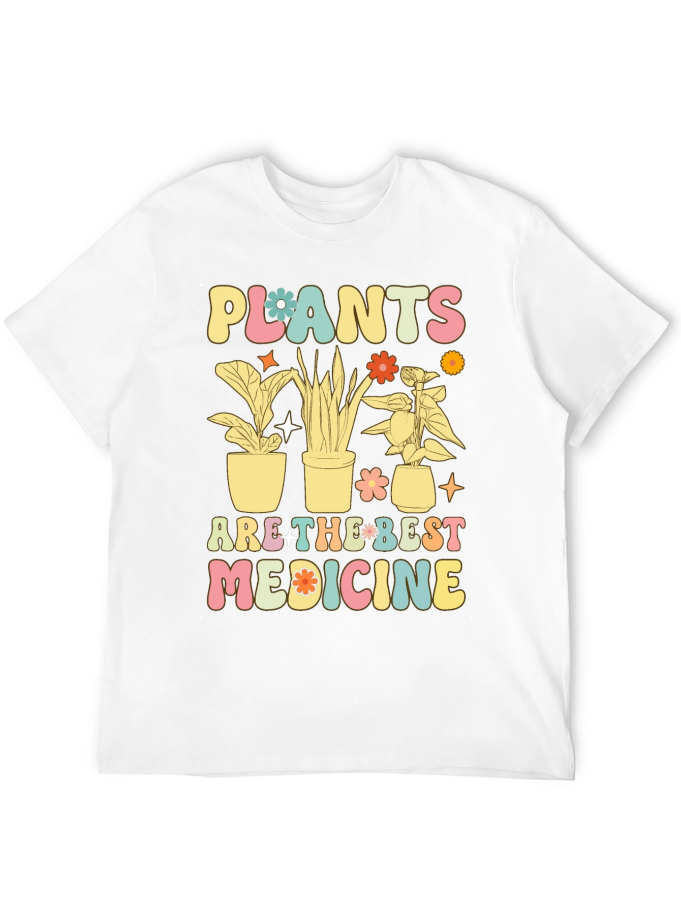Plants are the Best Medicine Graphic T-Shirt