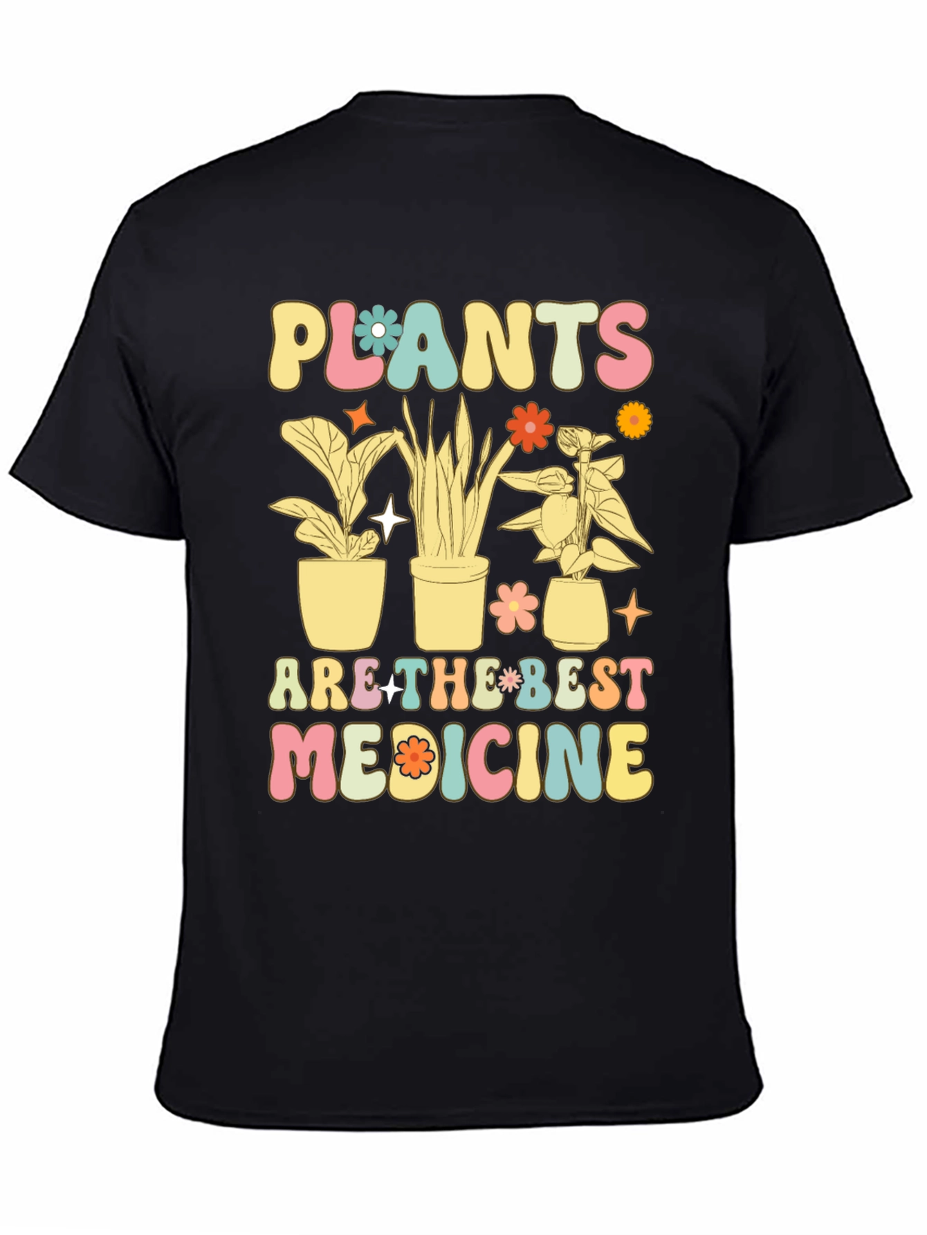 Plants are the Best Medicine Graphic T-Shirt