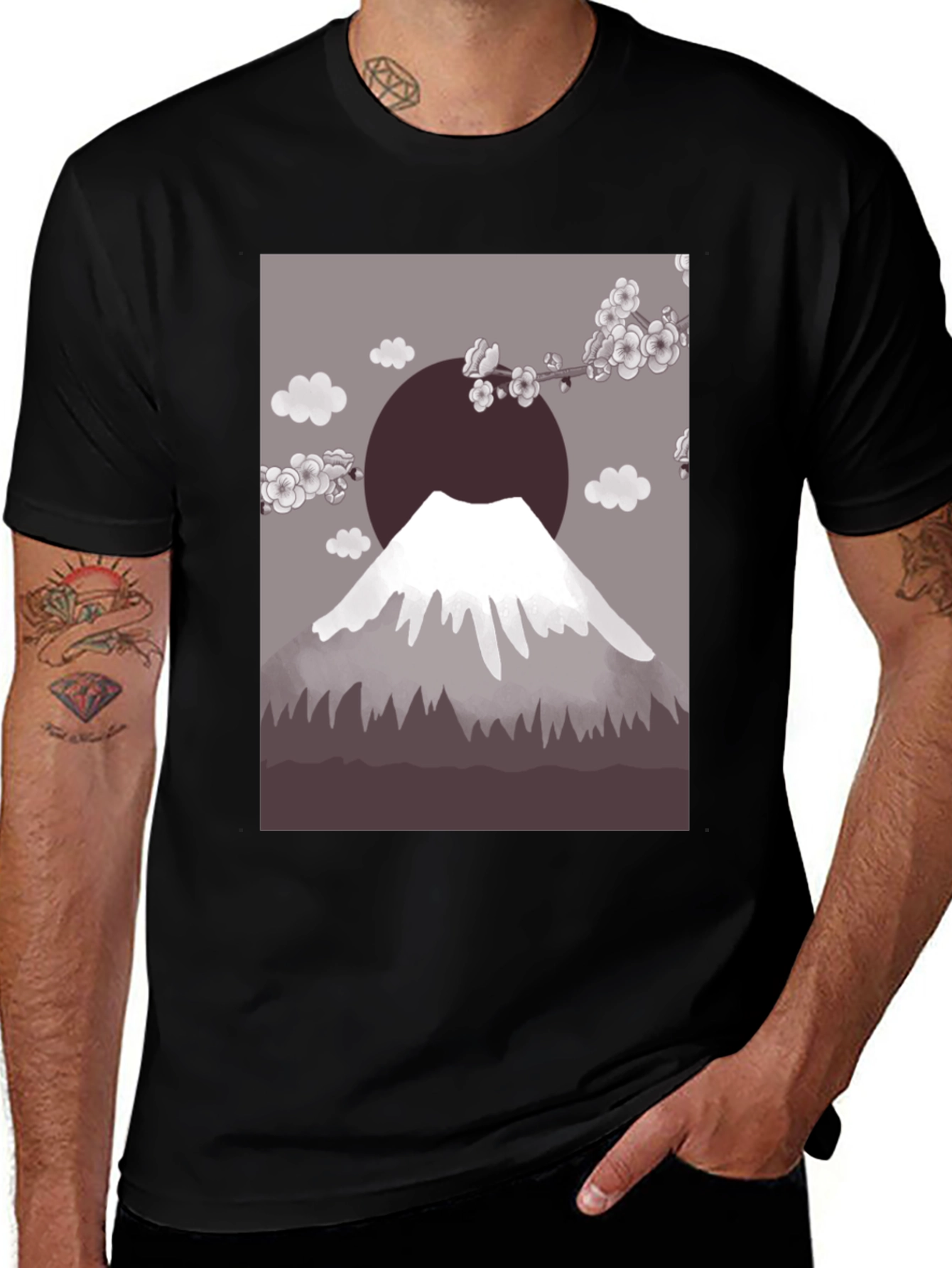Mount Fuji Graphic Tee - Stylish & Comfortable