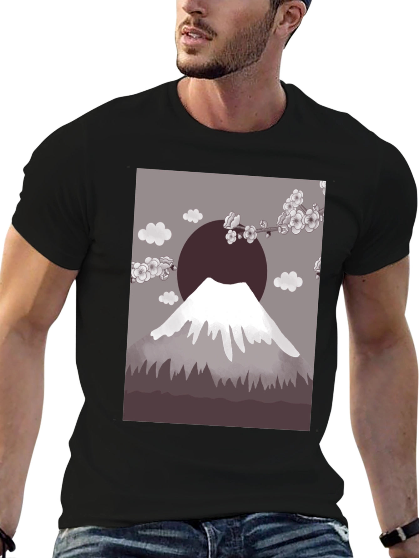 Mount Fuji Graphic Tee - Stylish & Comfortable