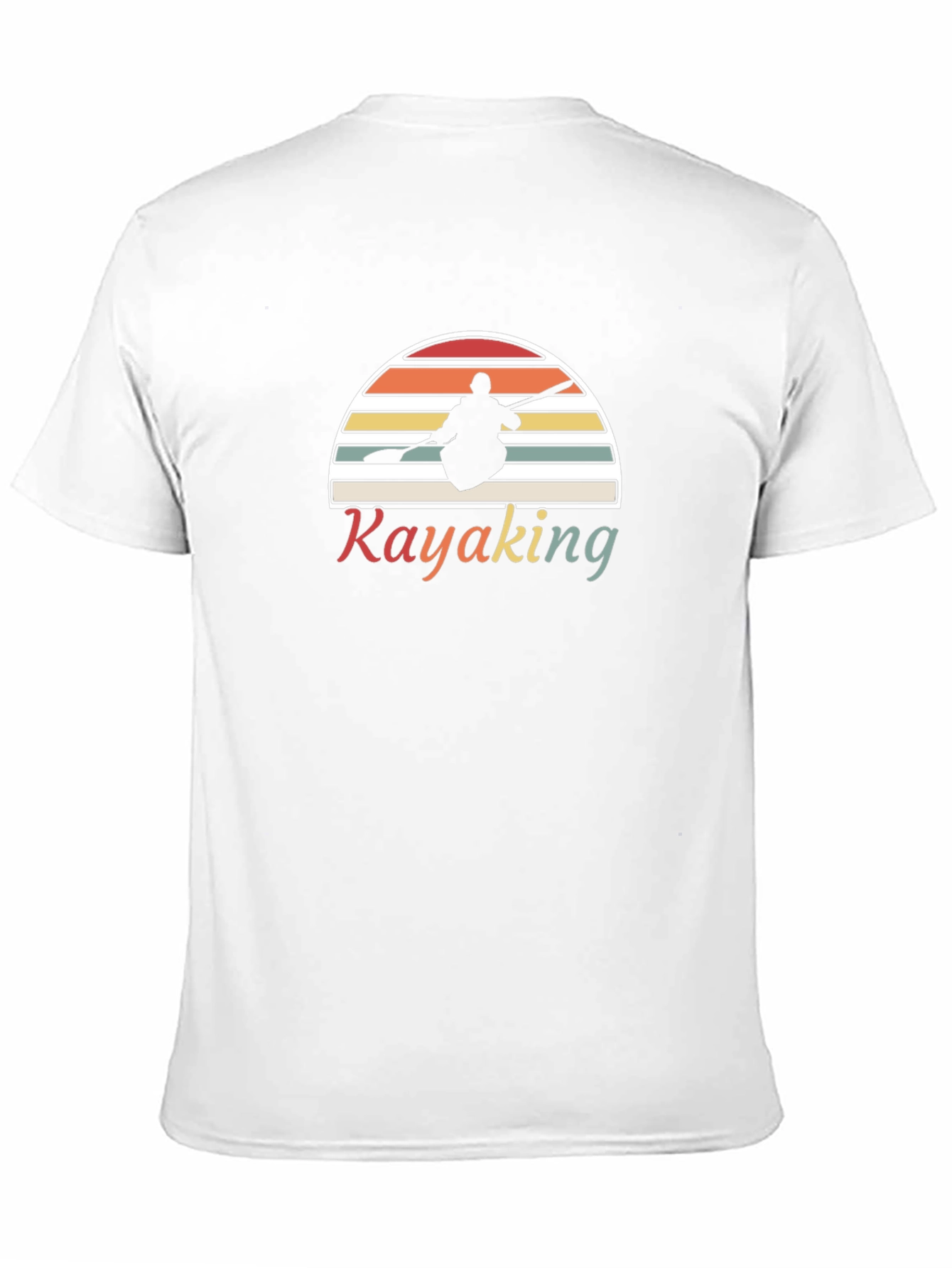 Kayaking Retro Sunset T-Shirt