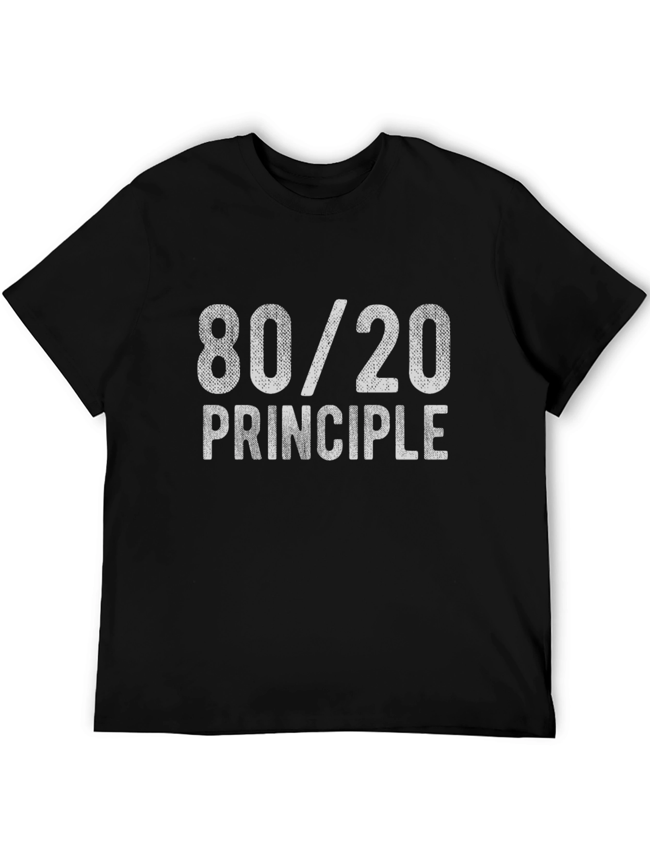 80/20 Principle Graphic Tee - Pareto Law T-Shirt