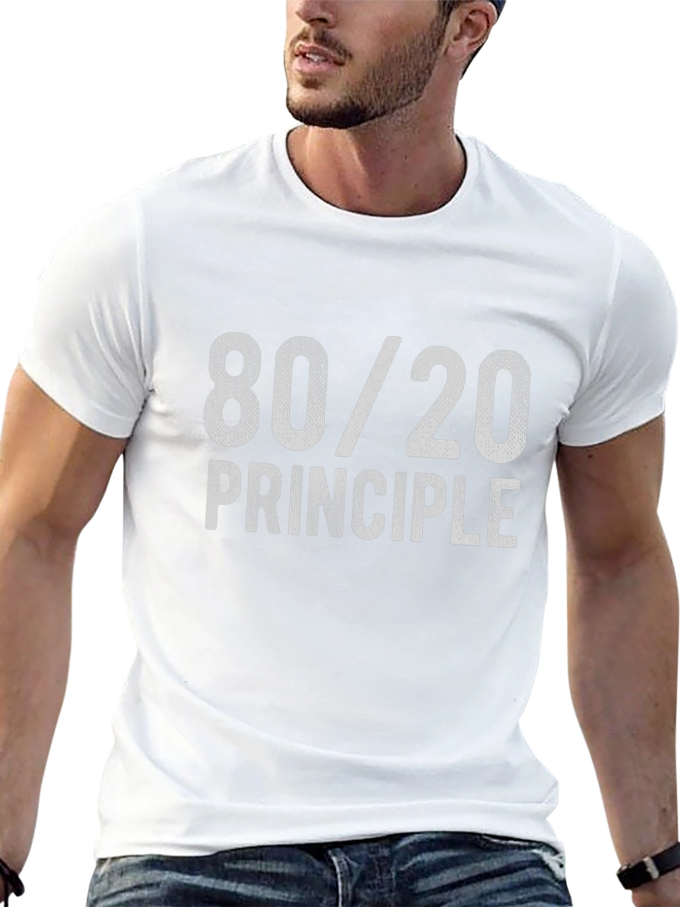 80/20 Principle Graphic Tee - Pareto Law T-Shirt