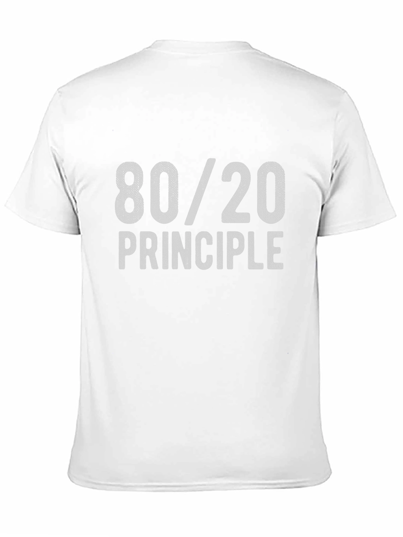 80/20 Principle Graphic Tee - Pareto Law T-Shirt