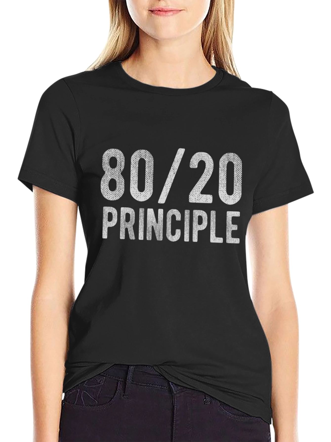 80/20 Principle Graphic Tee - Pareto Law T-Shirt