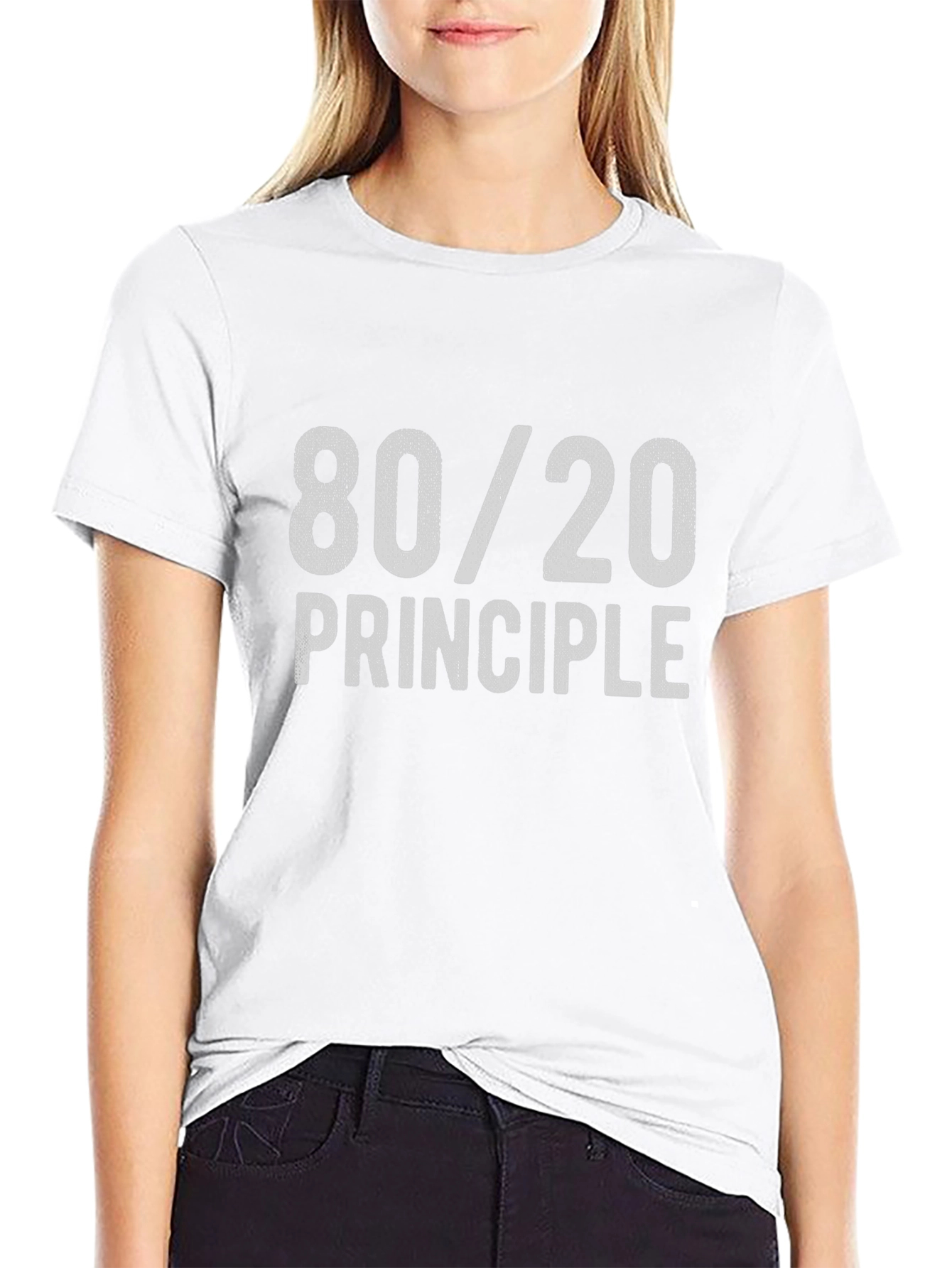 80/20 Principle Graphic Tee - Pareto Law T-Shirt