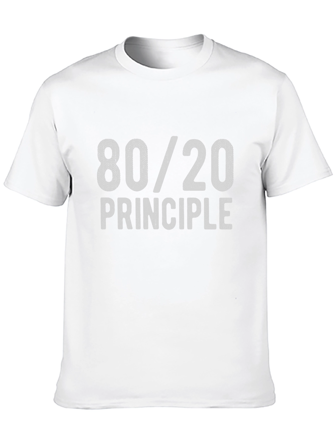 80/20 Principle Graphic Tee - Pareto Law T-Shirt