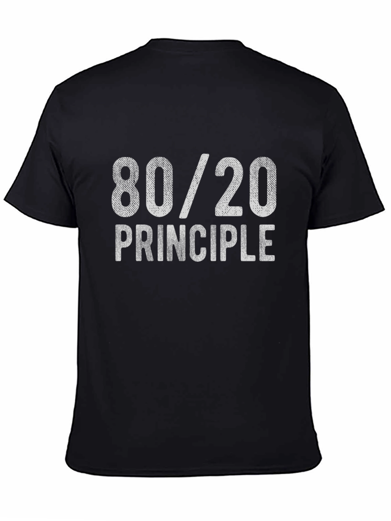 80/20 Principle Graphic Tee - Pareto Law T-Shirt