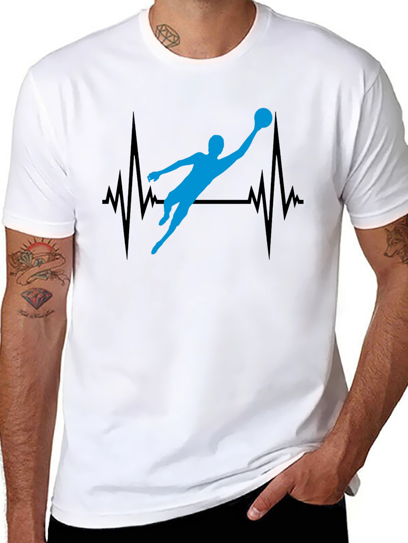 Basketball Heartbeat T-Shirt