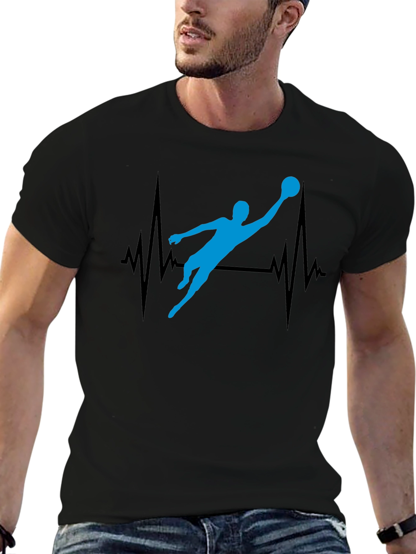 Basketball Heartbeat T-Shirt