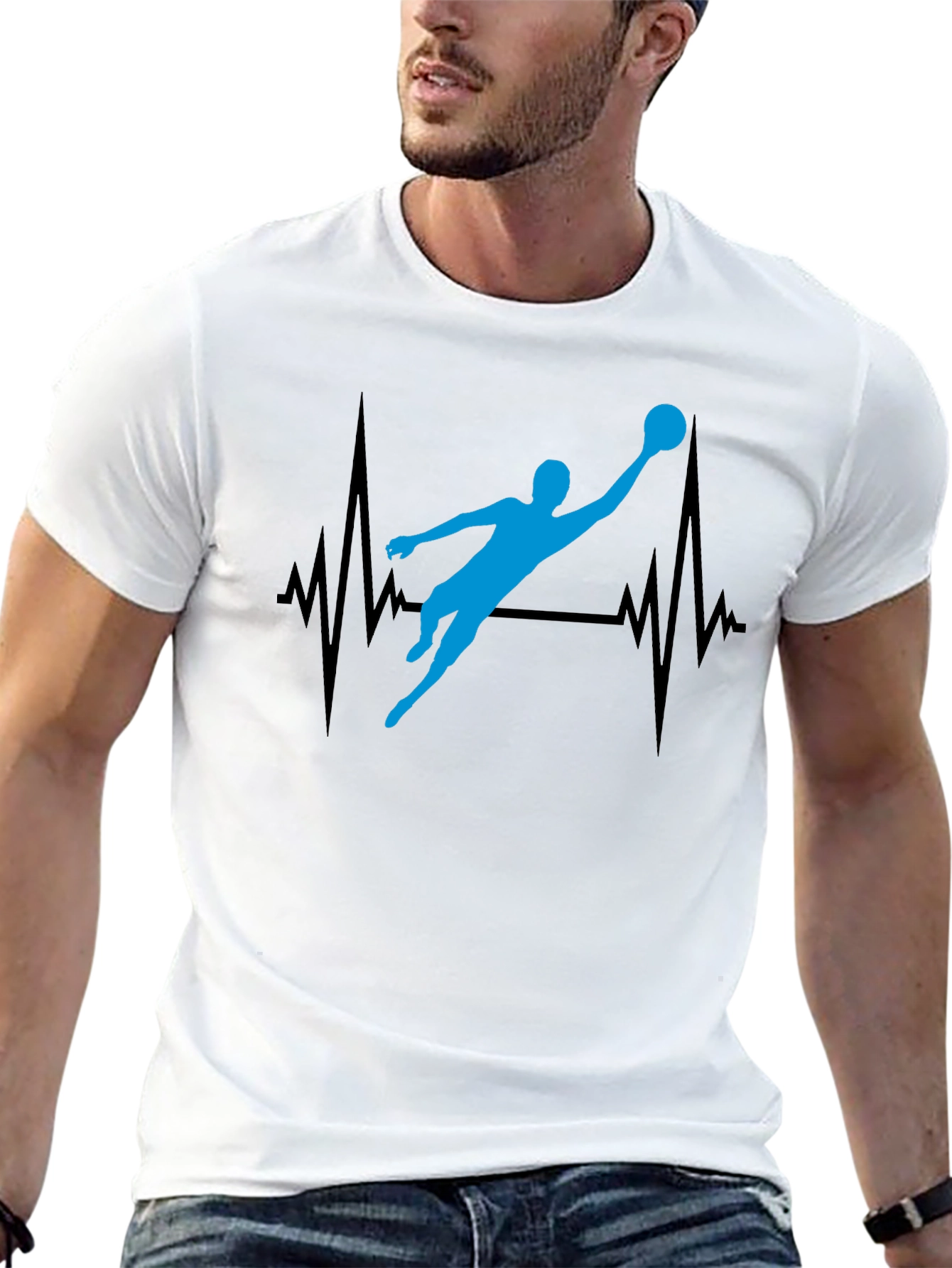 Basketball Heartbeat T-Shirt