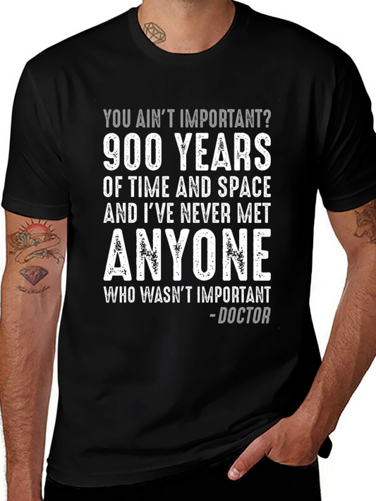 Doctor Who Inspired T-Shirt - 900 Years of Time and Space