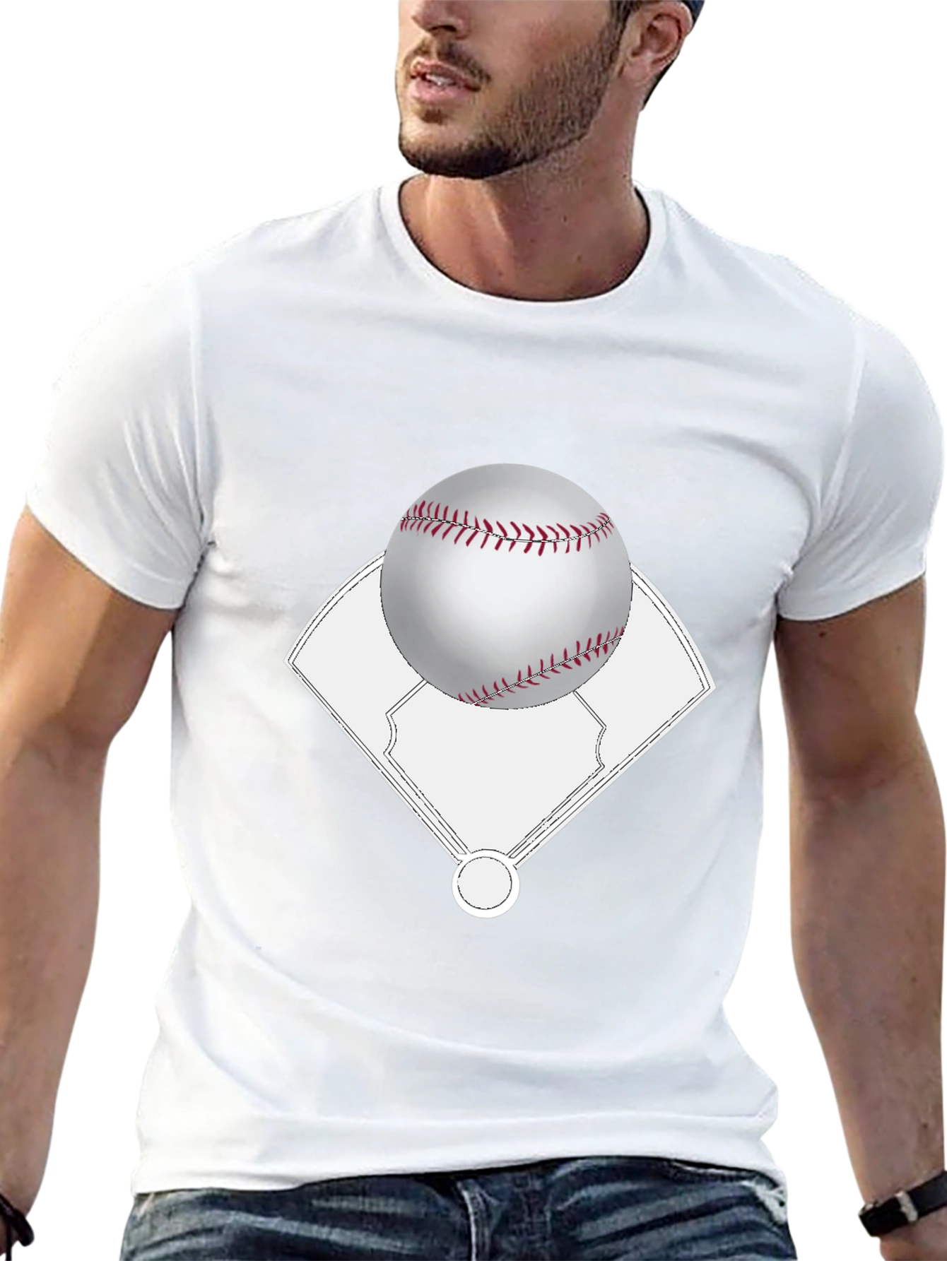 Baseball T-Shirt - Pitchers Mound Design