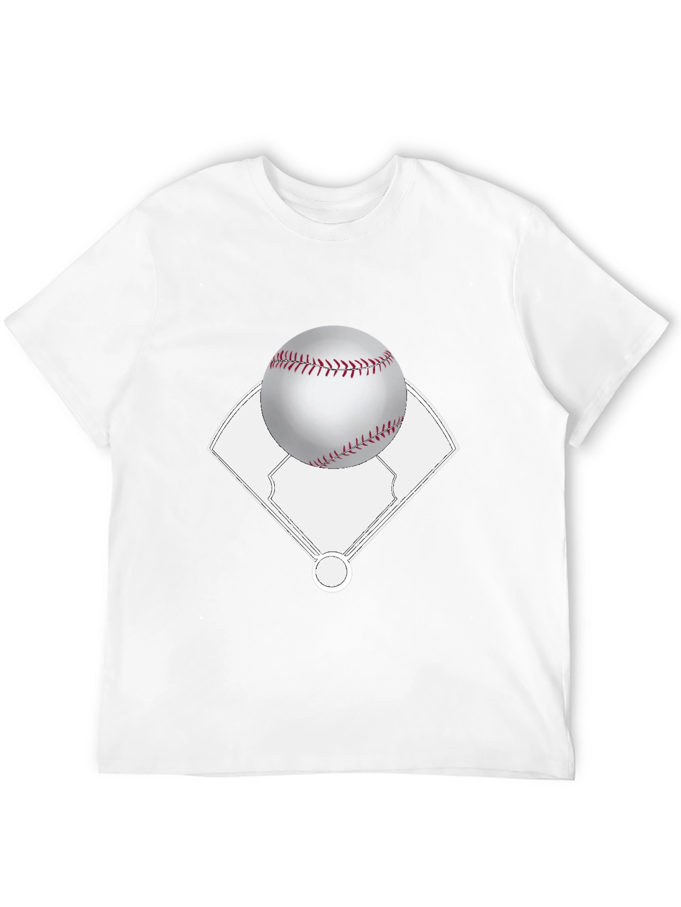 Baseball T-Shirt - Pitchers Mound Design