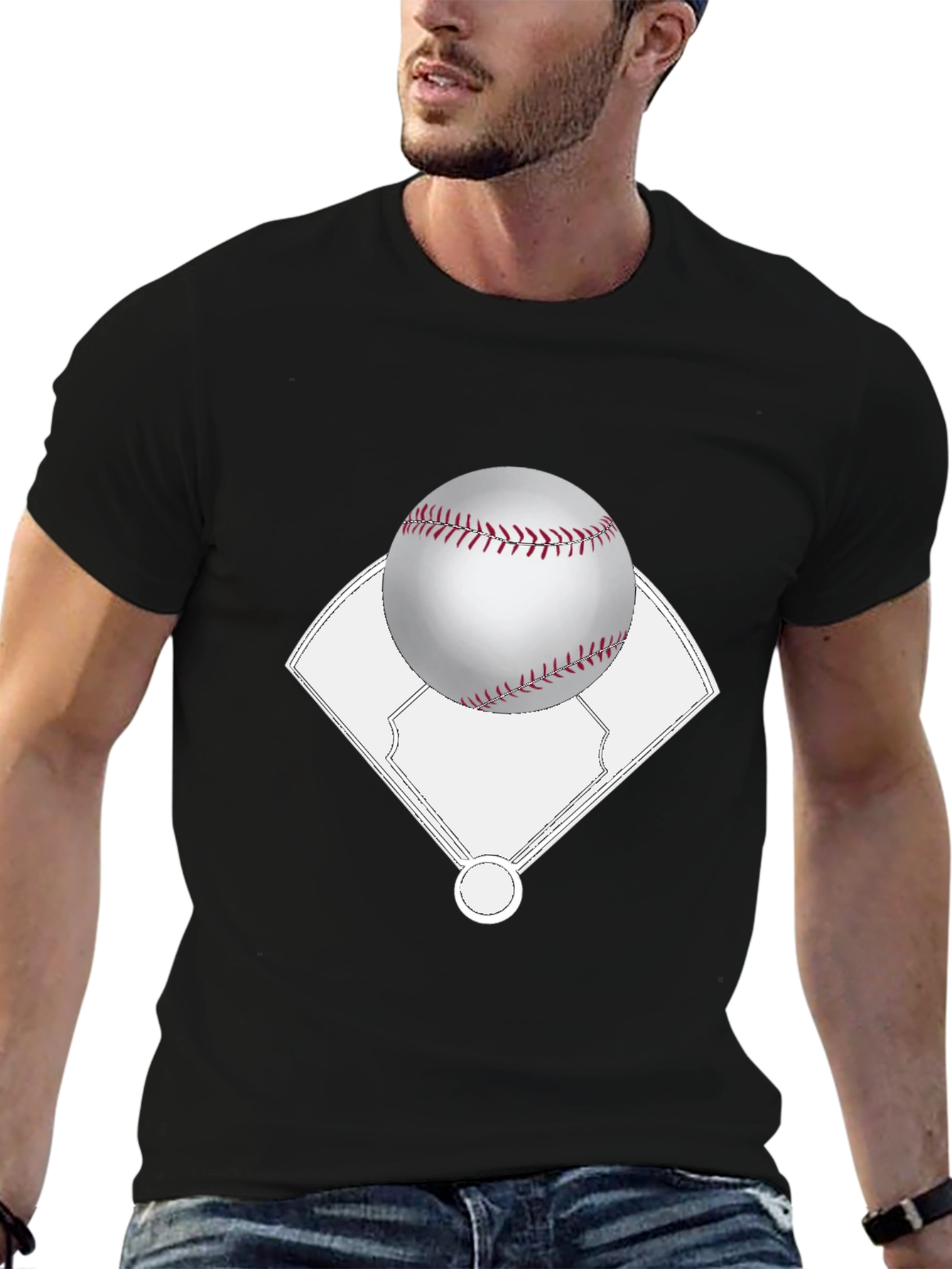 Baseball T-Shirt - Pitchers Mound Design