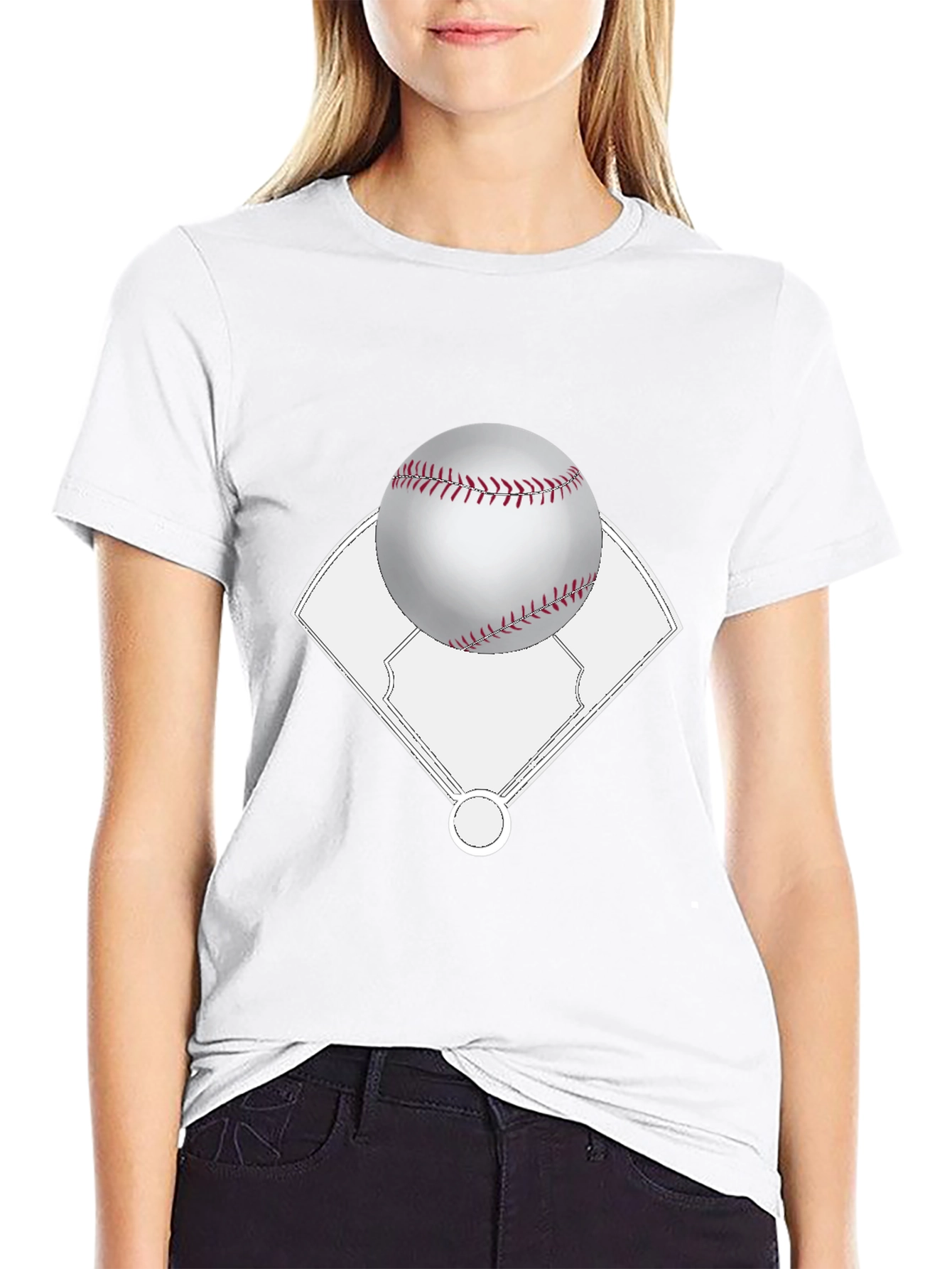 Baseball T-Shirt - Pitchers Mound Design
