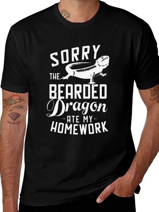 Bearded Dragon Ate My Homework Graphic Tee