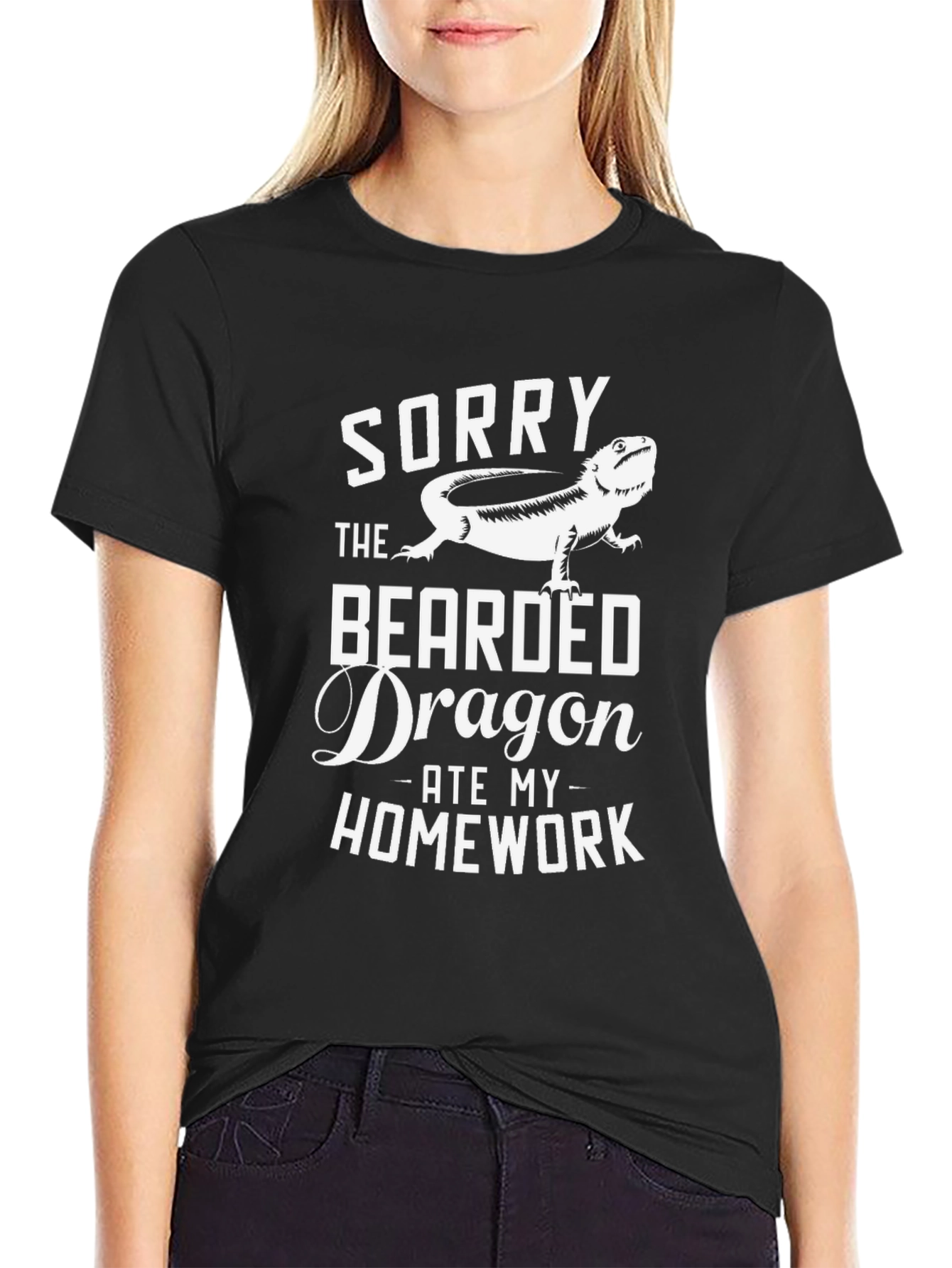 Bearded Dragon Ate My Homework Graphic Tee