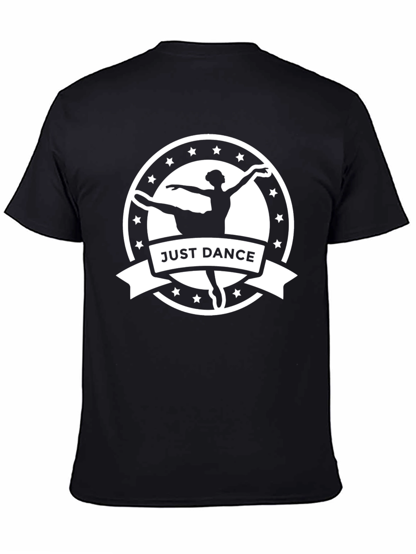 Just Dance Graphic T-Shirt - Stylish Black Tee