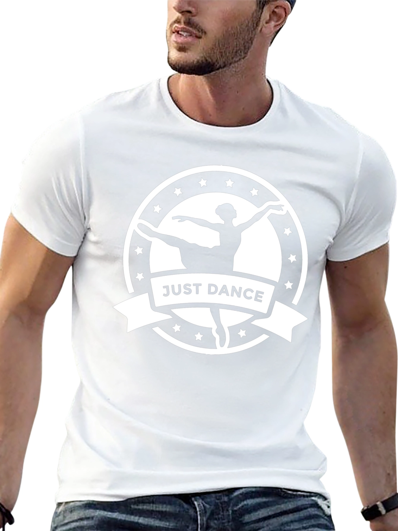 Just Dance Graphic T-Shirt - Stylish Black Tee