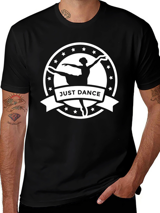 Just Dance Graphic T-Shirt - Stylish Black Tee