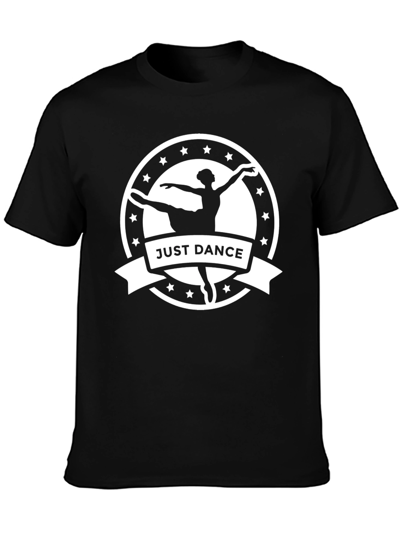 Just Dance Graphic T-Shirt - Stylish Black Tee